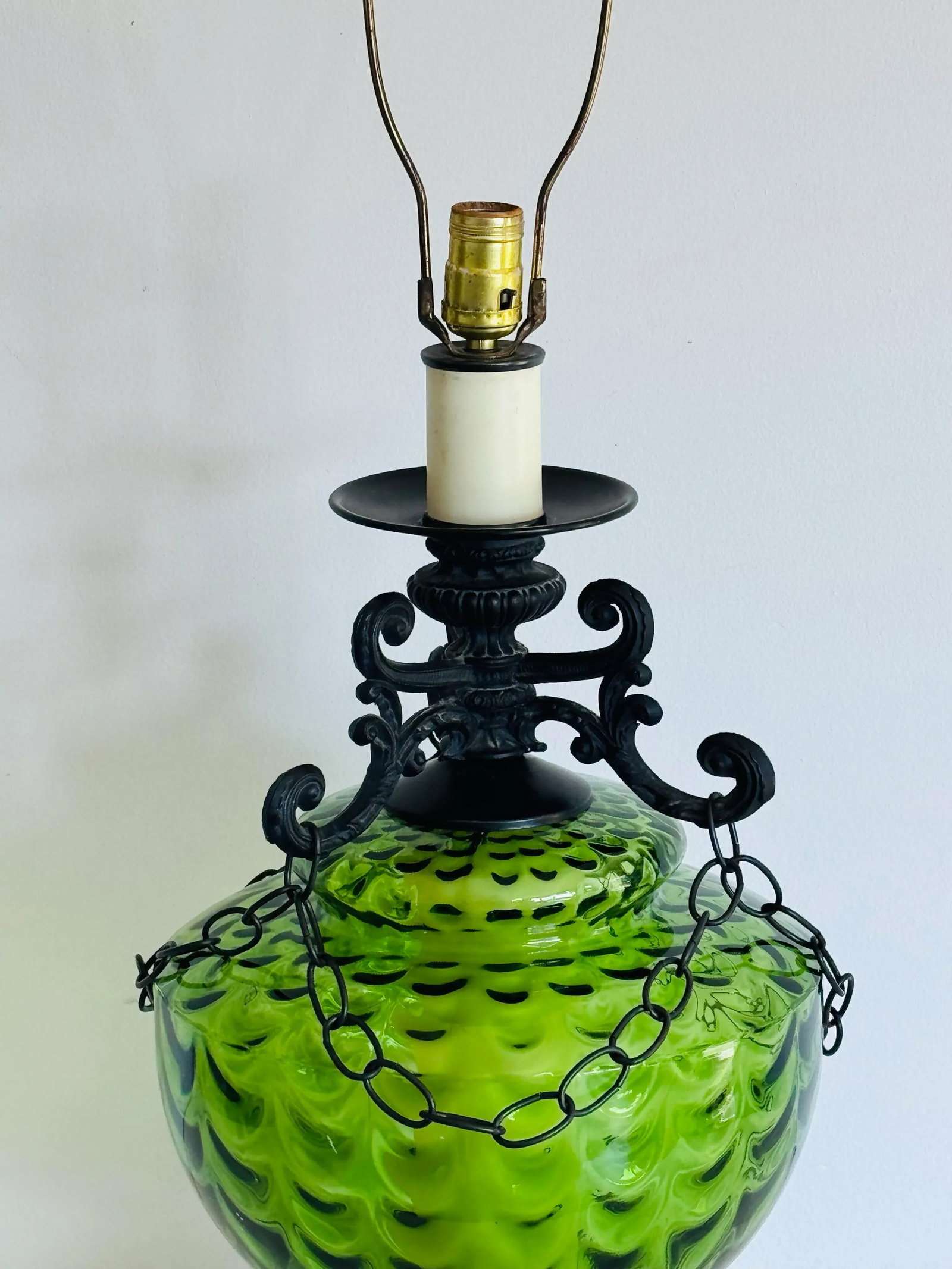 Vintage 1970s Brutalist Style Table Lamp - 4