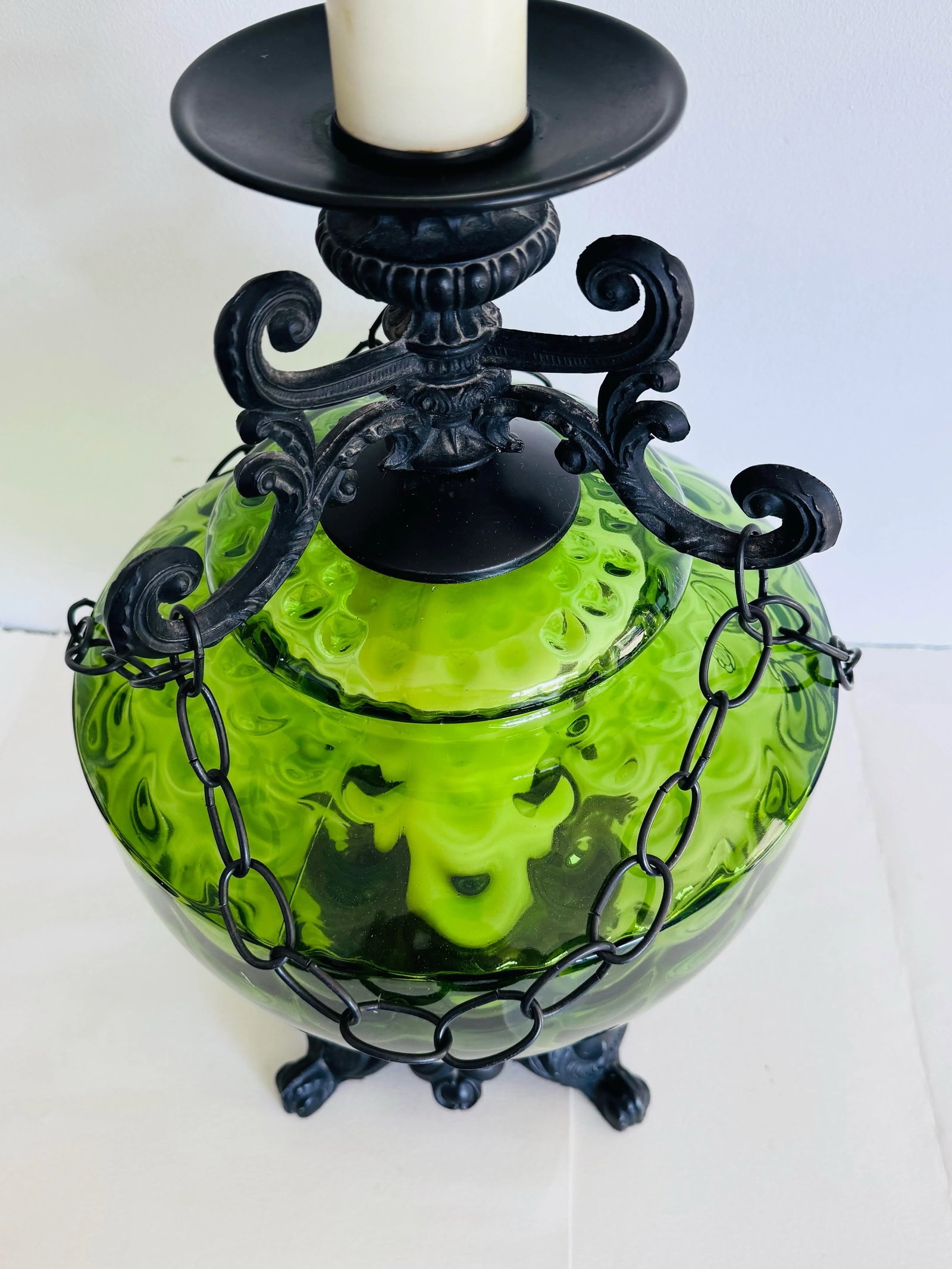 Vintage 1970s Brutalist Style Table Lamp - 5