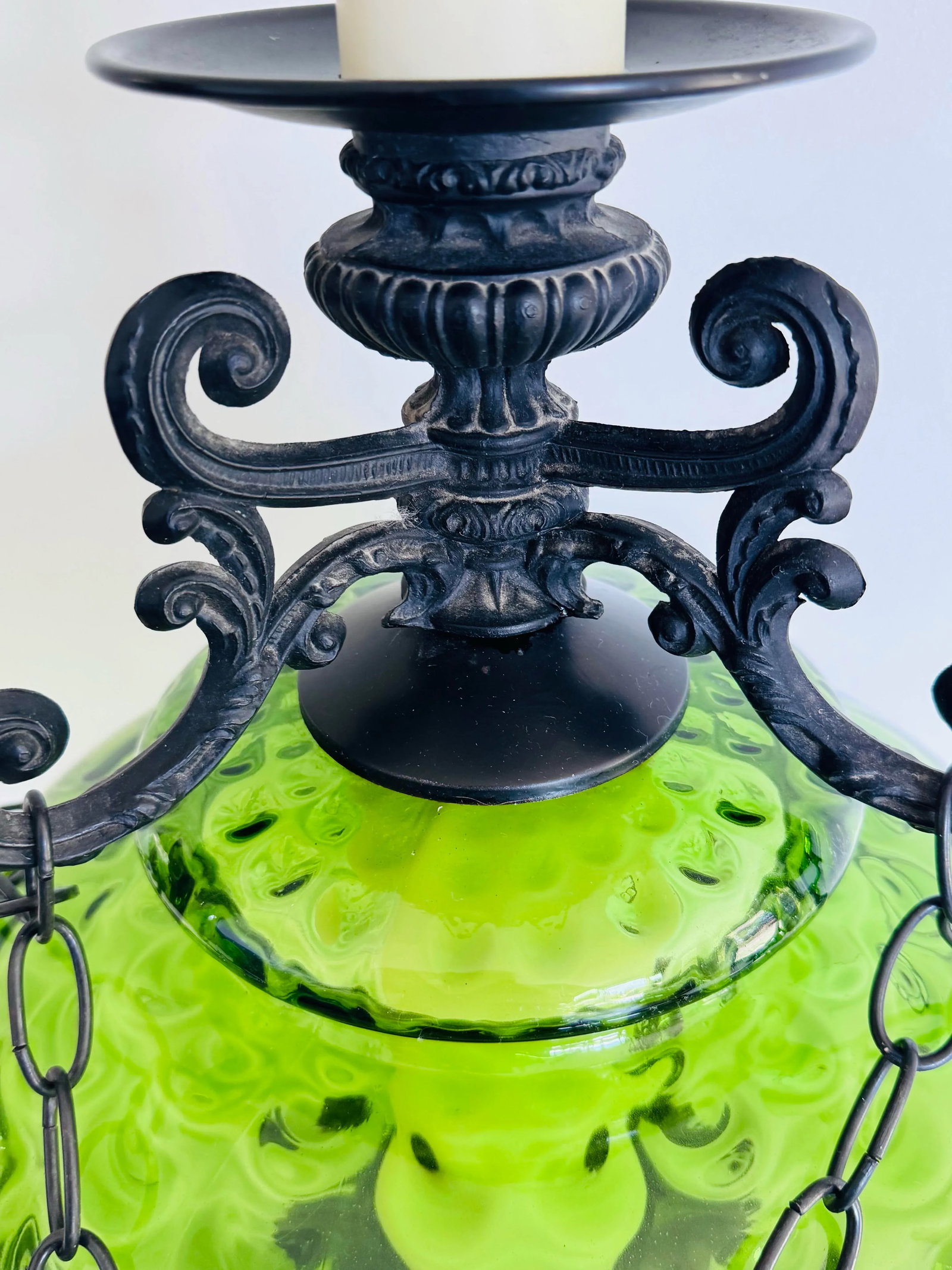 Vintage 1970s Brutalist Style Table Lamp - 8