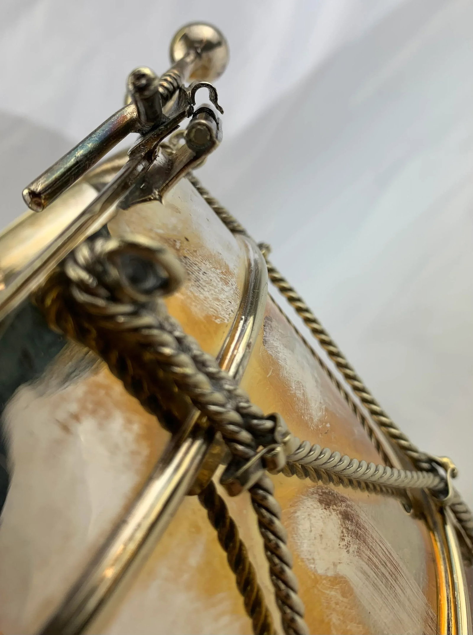 1960s Vintage Silverplate Small Round Ice Bucket - 7