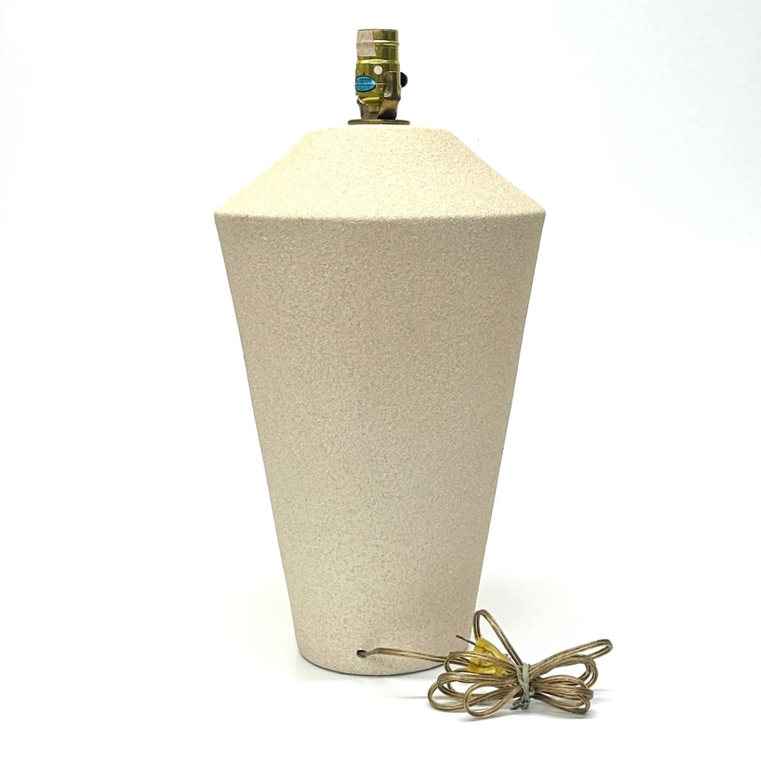 1980s Modern Matte Textured Table Lamp - 3