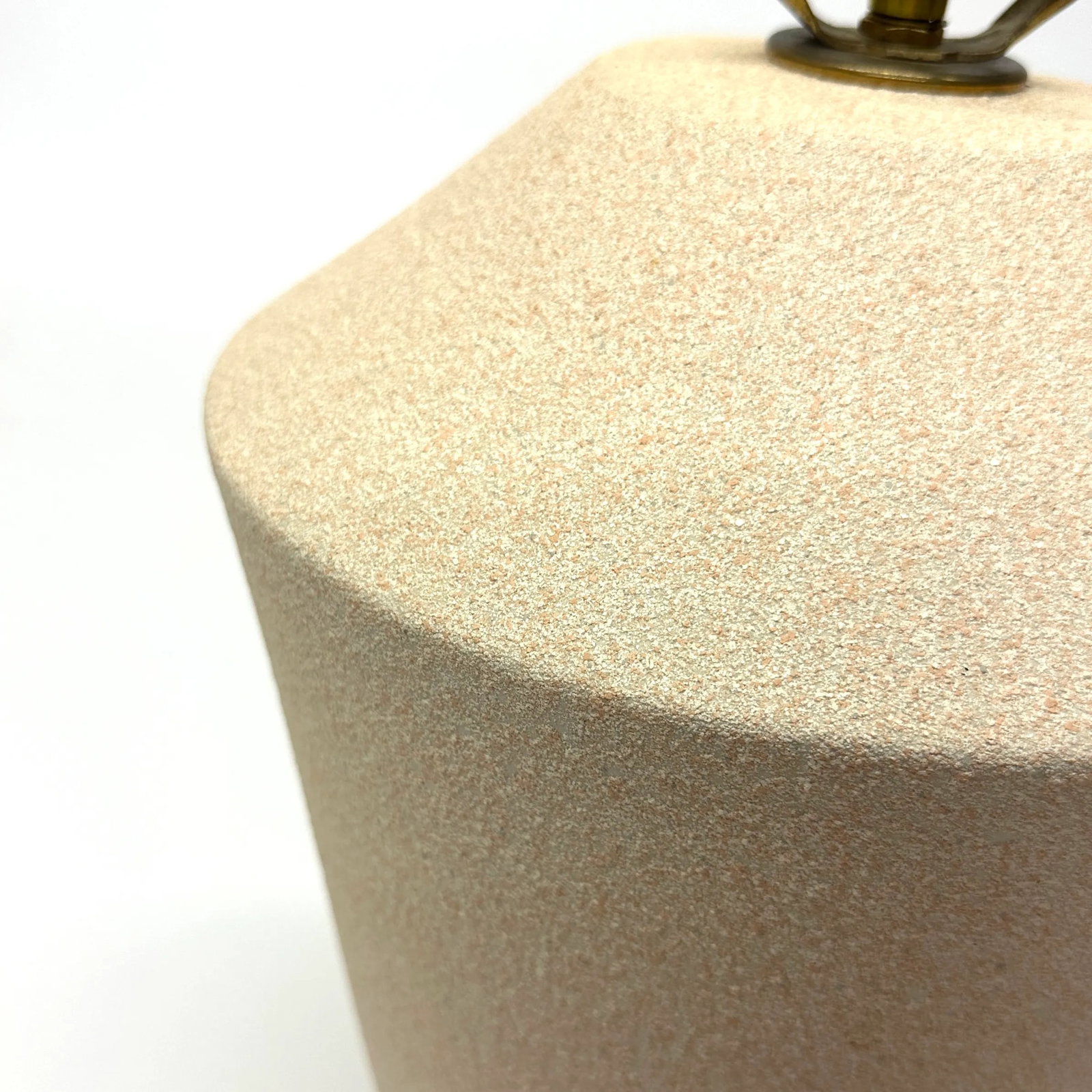 1980s Modern Matte Textured Table Lamp - 4
