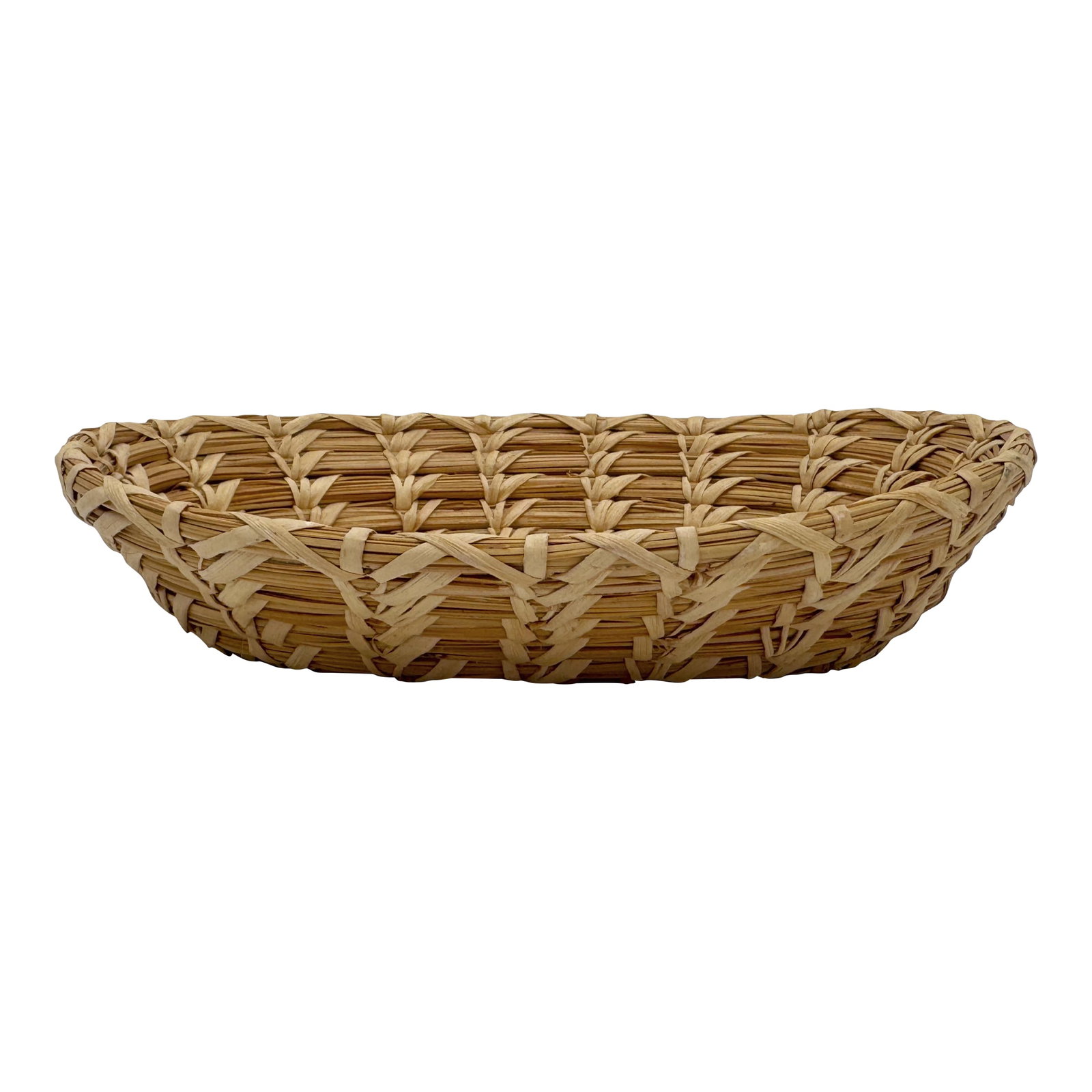 Vintage Acoma Pueblo Coiled Basket - Native American Handwoven, 9" (1 of 7)