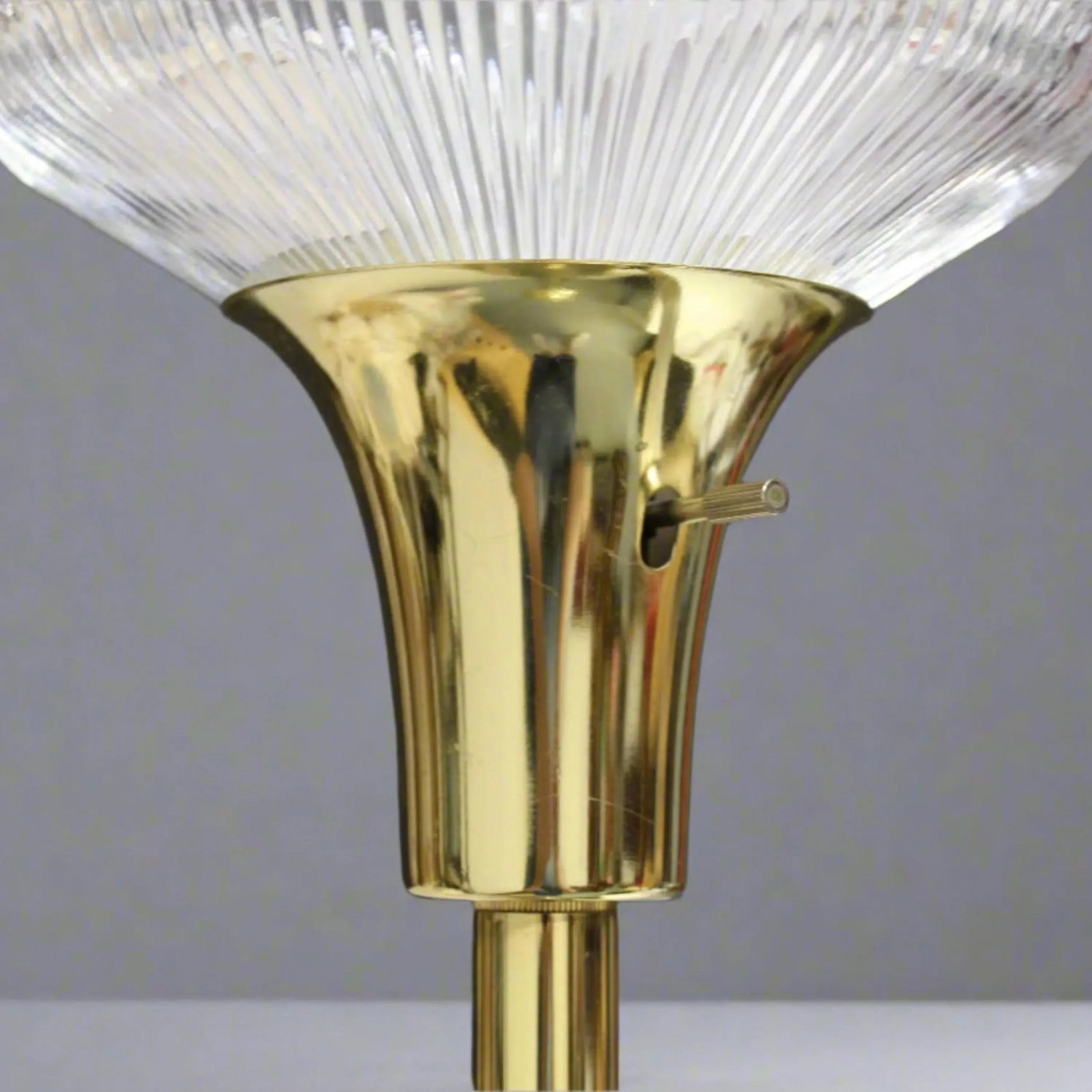 Acrylic Starburst ShadeTorchiere Lamp - 6