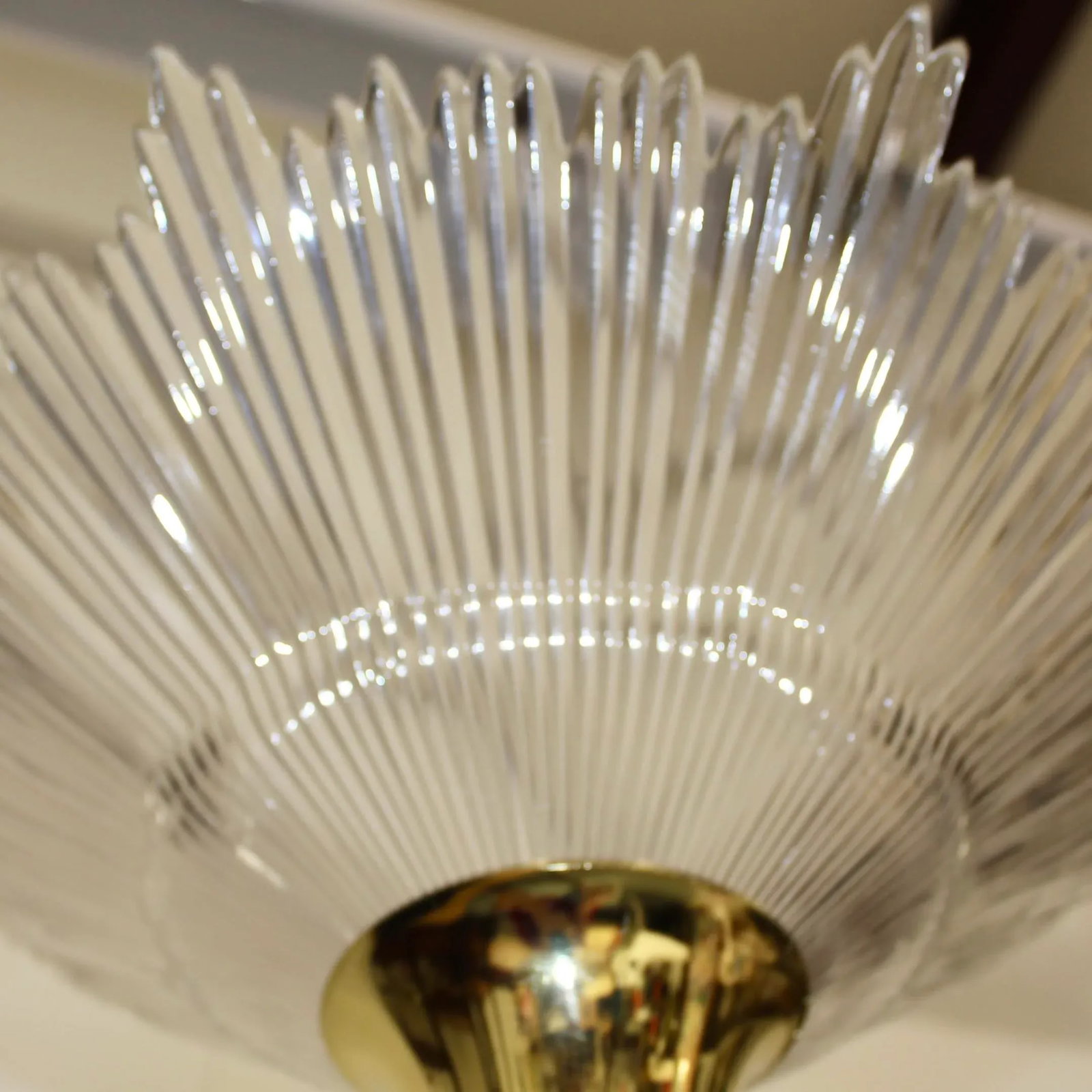 Acrylic Starburst ShadeTorchiere Lamp - 8