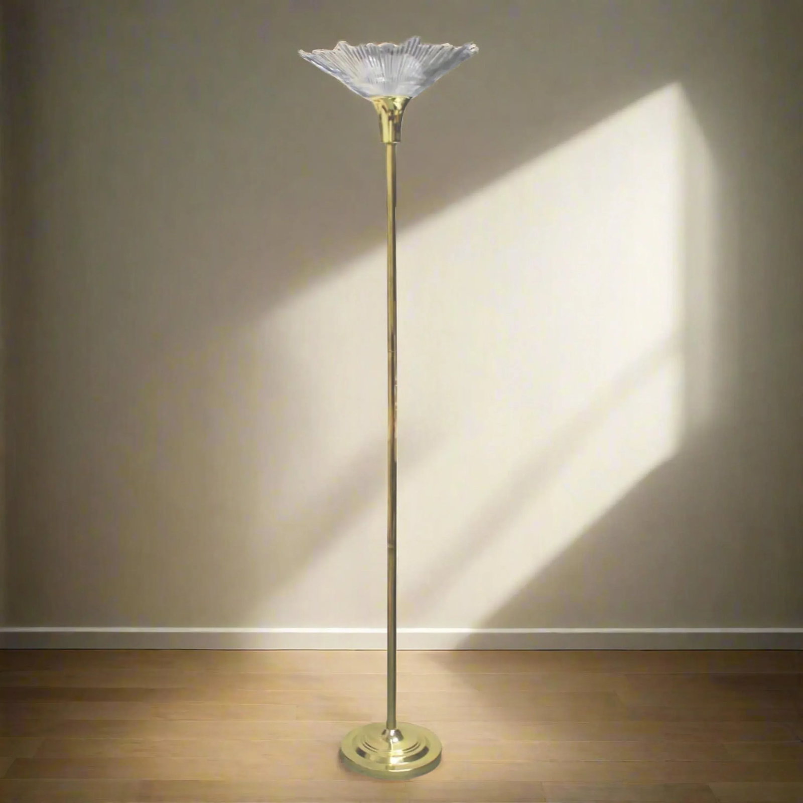 Acrylic Starburst ShadeTorchiere Lamp - 9