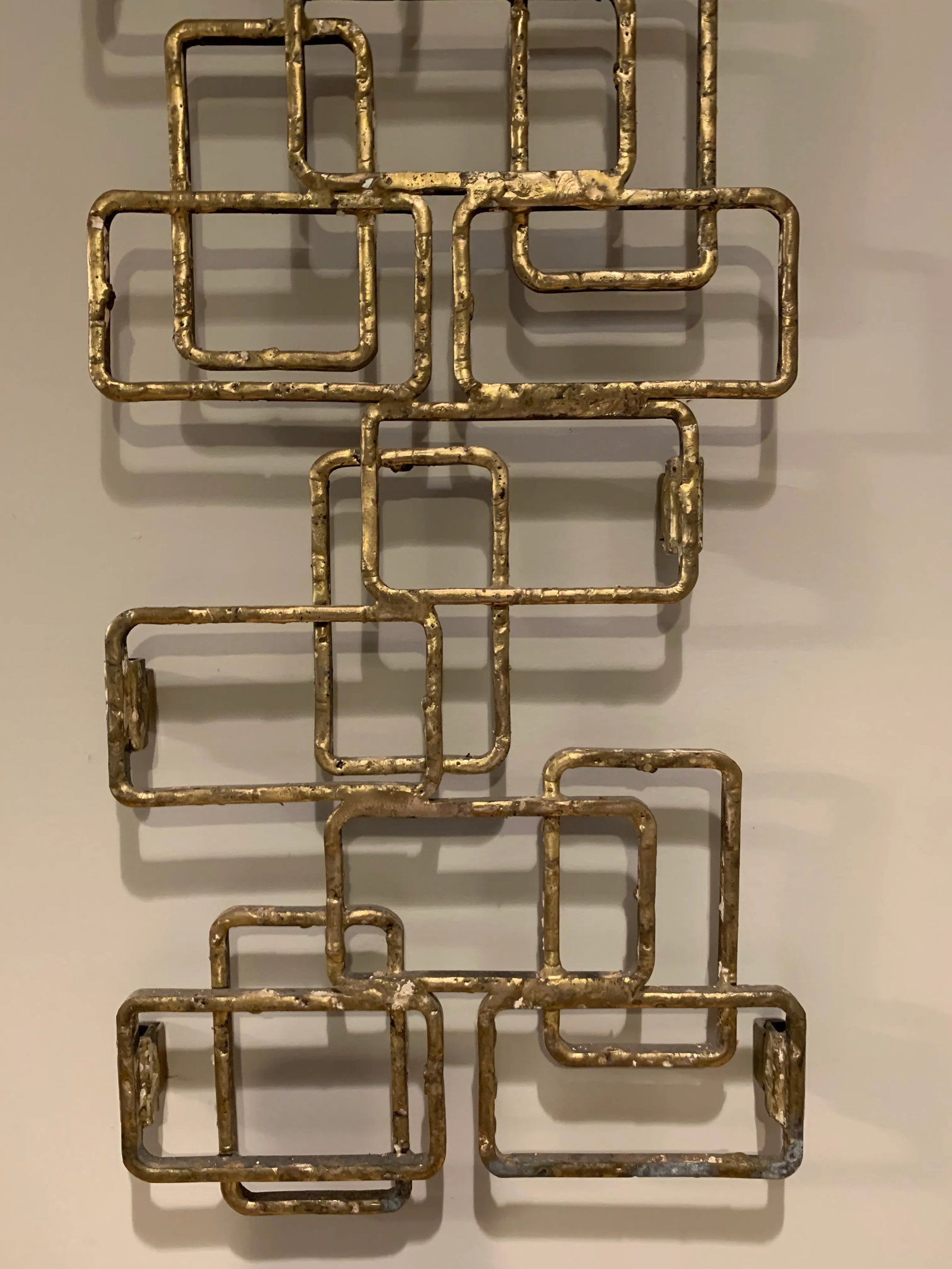Abstract David Larson Metal Wall Sculpture - 2