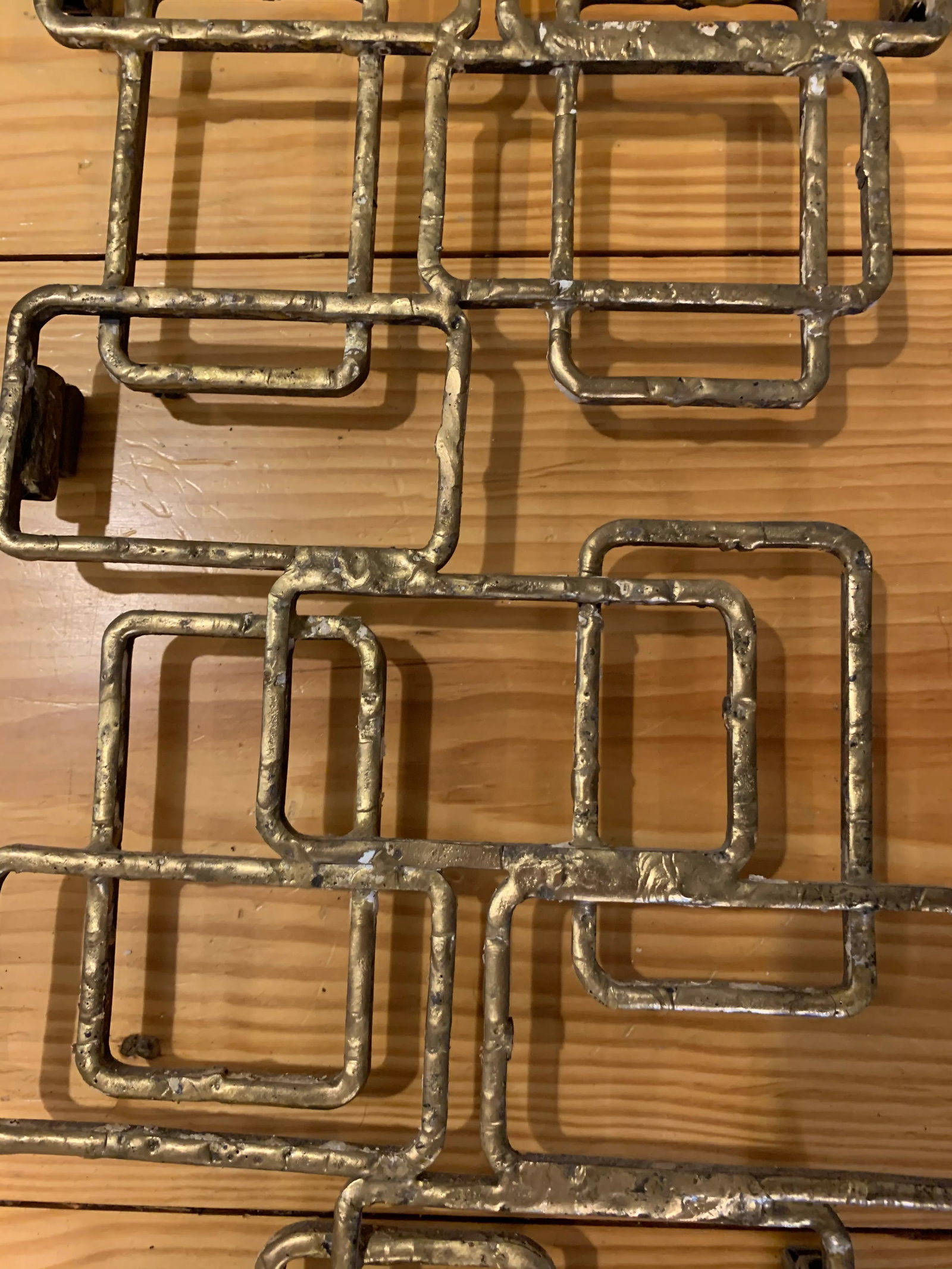 Abstract David Larson Metal Wall Sculpture - 9