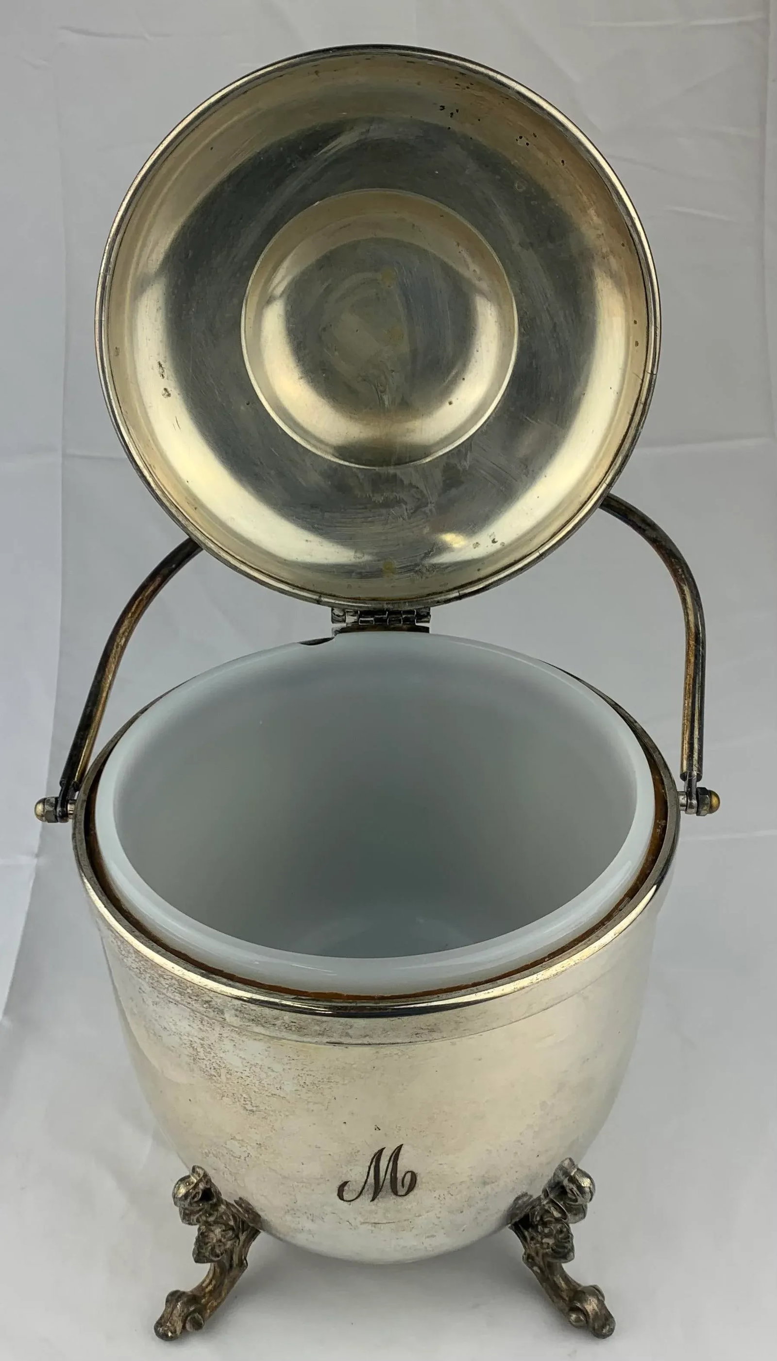 Mid 20th Century Silver-Platted Ice Bucket - 6