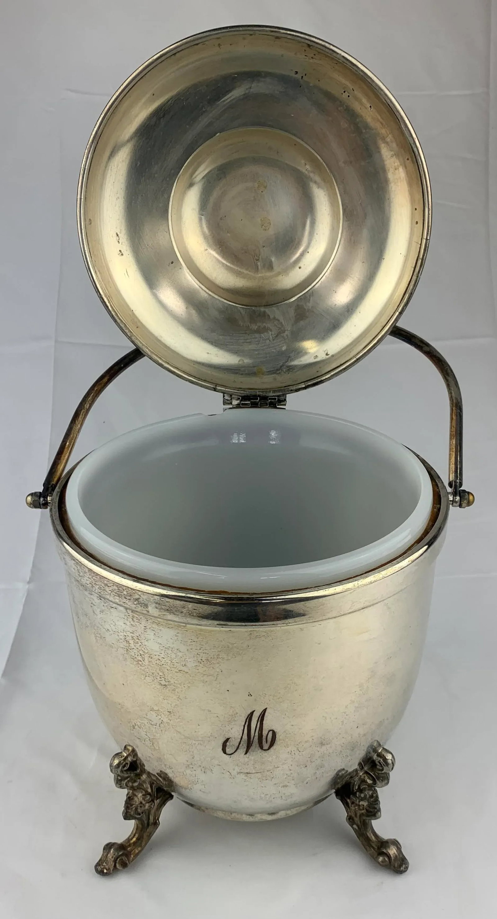 Mid 20th Century Silver-Platted Ice Bucket - 7