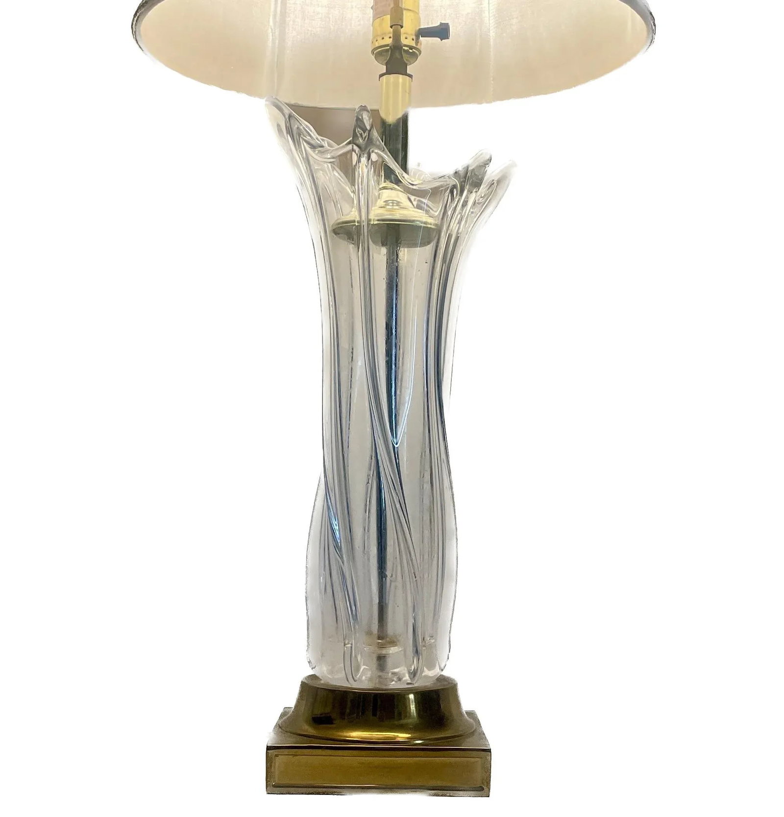 1950s Art Vannes "Splash" Crystal Lamp, Mid-Century Modern French Sculpture - 4