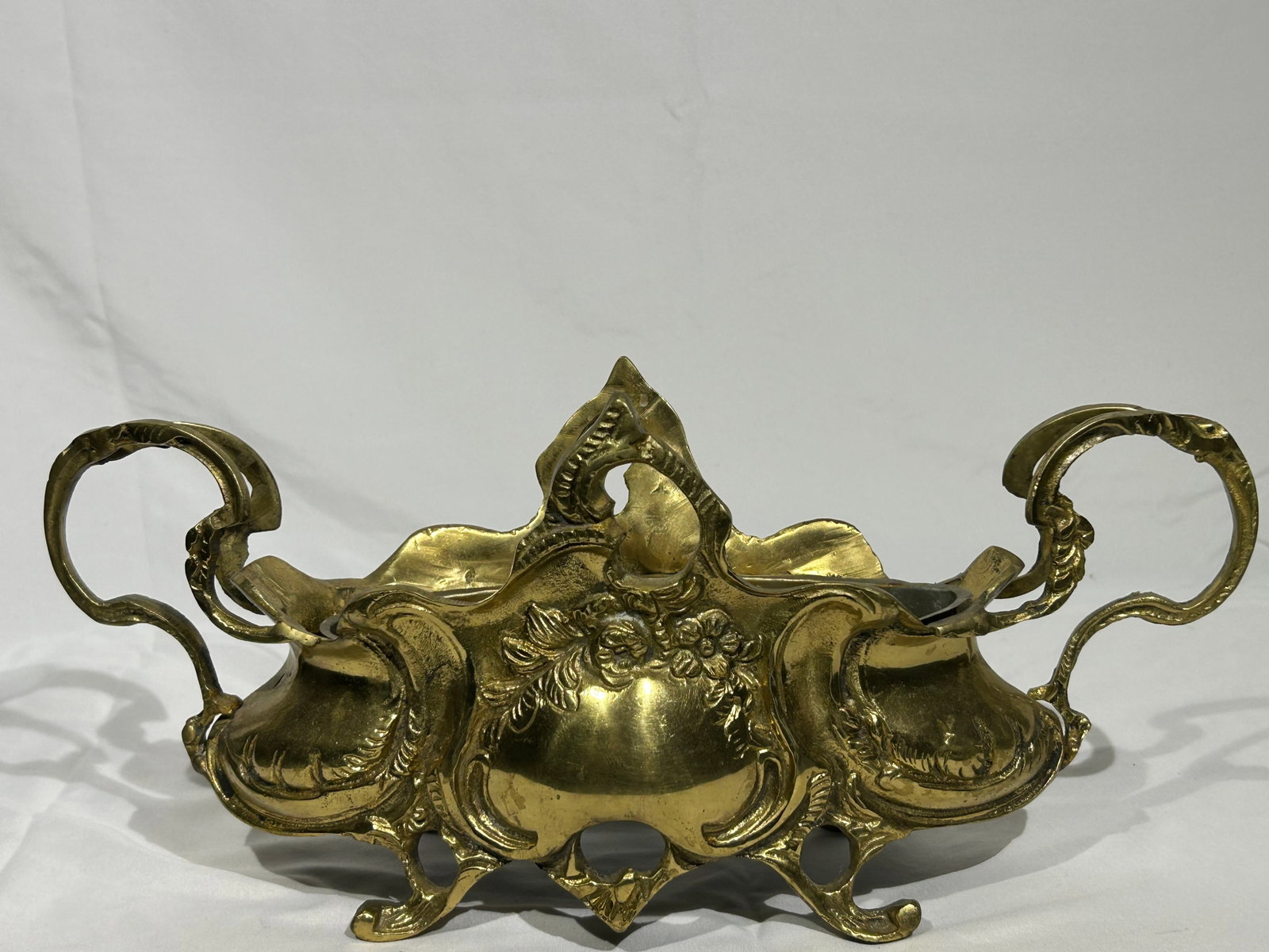 French Art Nouveau Gilt Bronze Centerpiece - Possibly by Auguste Moreau Workshop (Circa 1890-1910) - 11