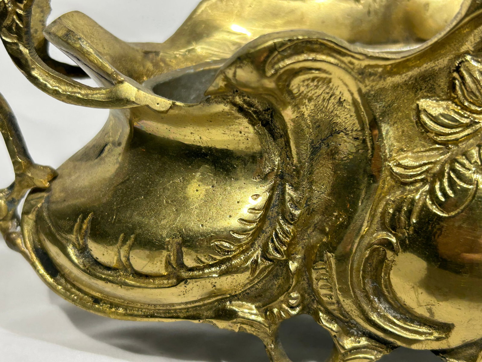 French Art Nouveau Gilt Bronze Centerpiece - Possibly by Auguste Moreau Workshop (Circa 1890-1910) - 13