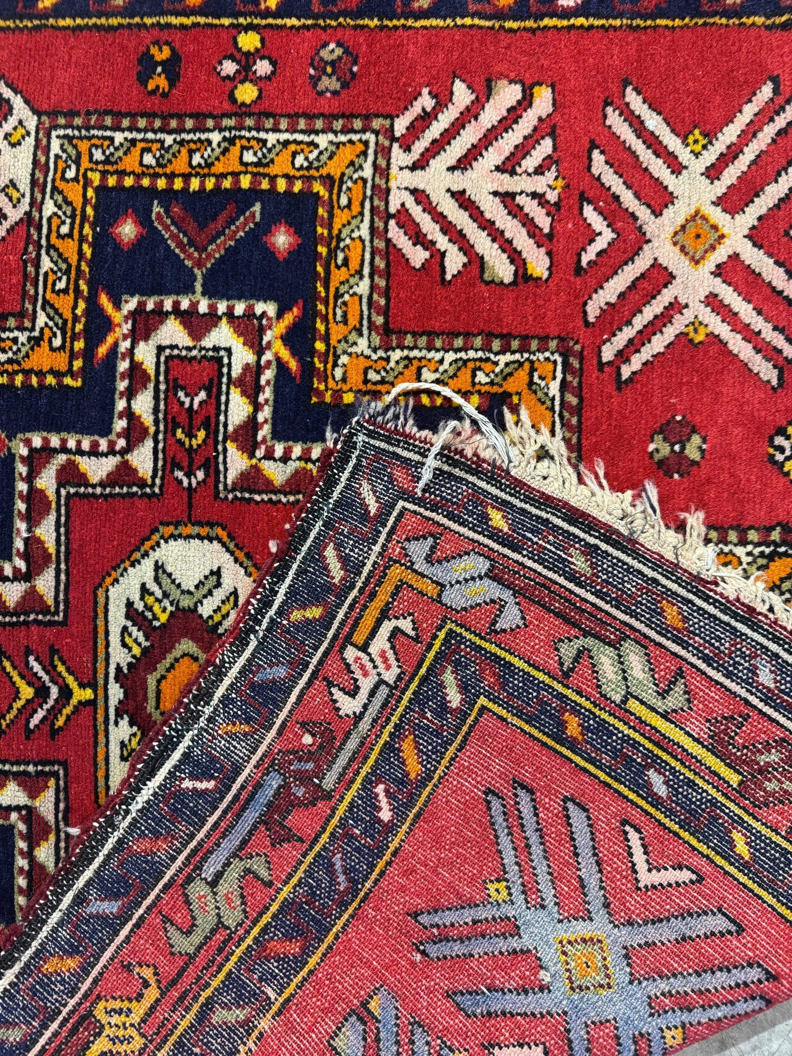 Vintage Caucasian Karagashli Rug - 8