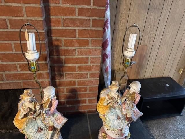 French Provincial Table Lamps Set of Two - 14