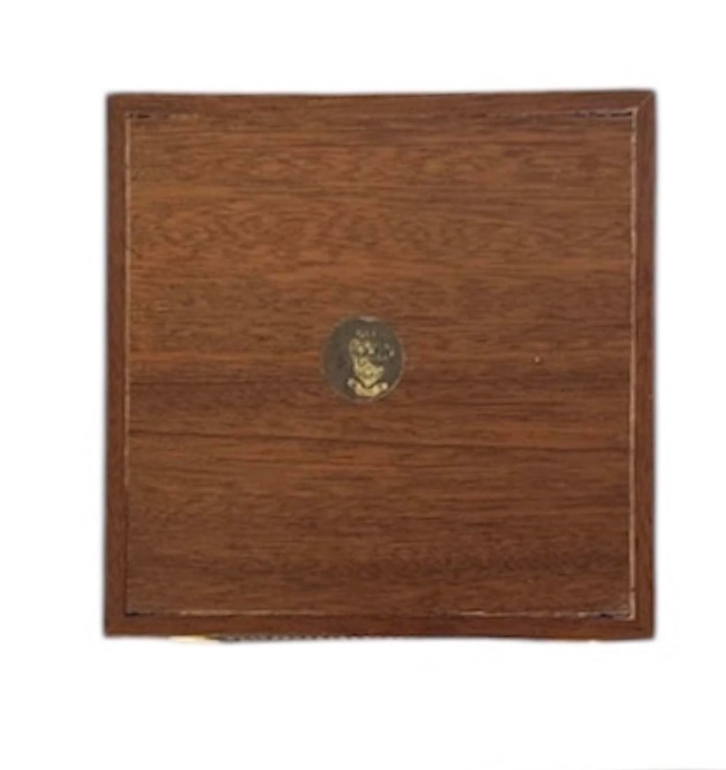 Gucci Coasters With Holder Italy 1970's - 10