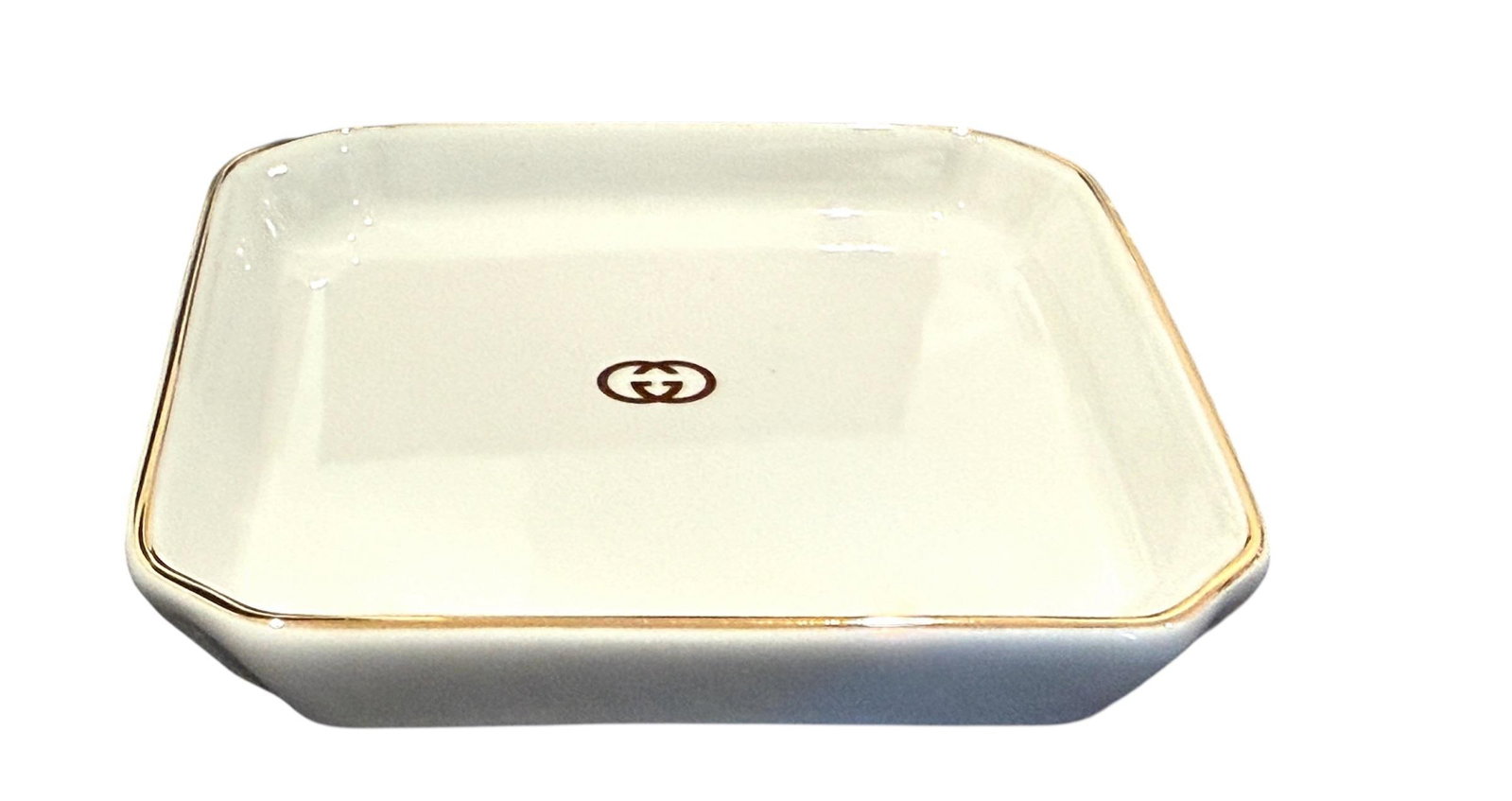 Gucci Coasters With Holder Italy 1970's - 6