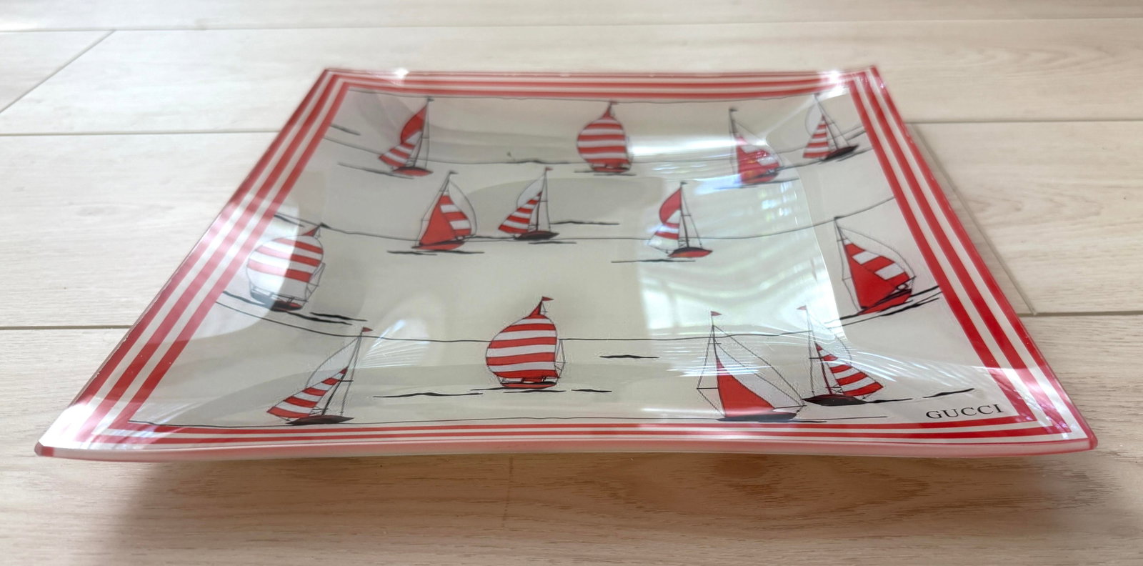 Vintage Gucci Sailboat Tray - 4