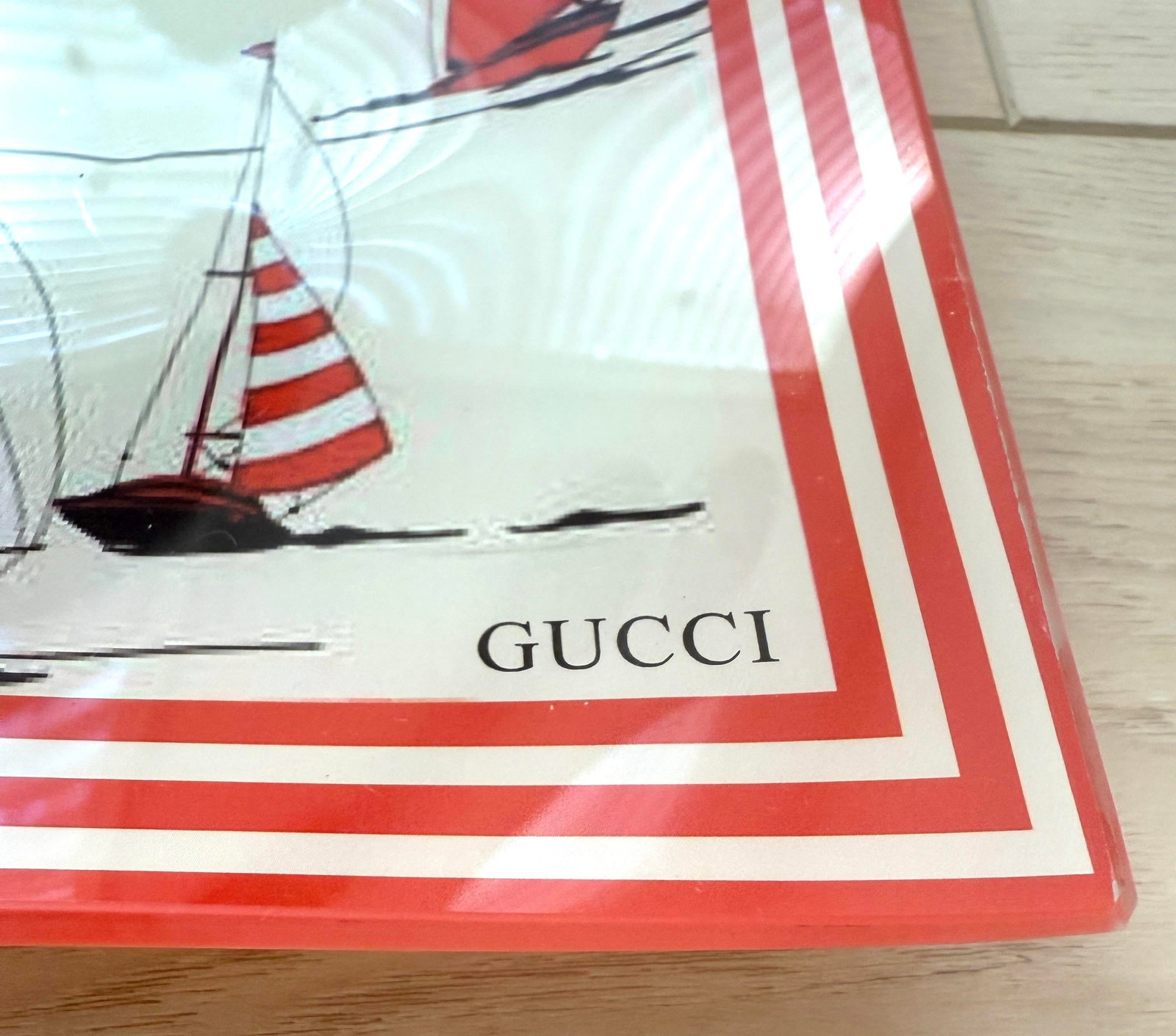 Vintage Gucci Sailboat Tray - 7