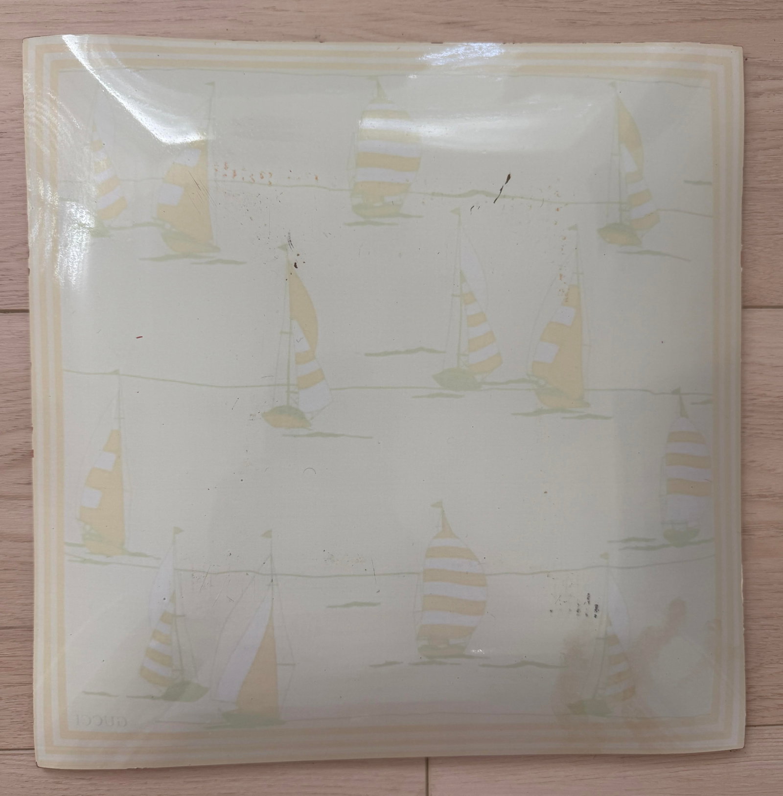Vintage Gucci Sailboat Tray - 8