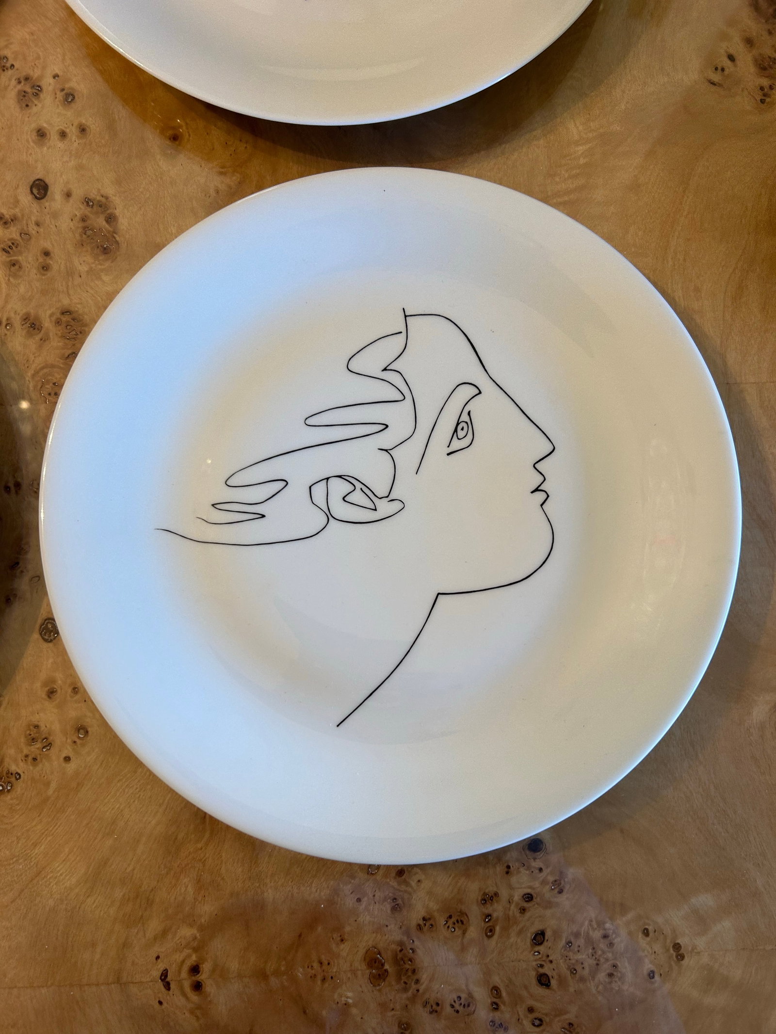 1950s Limoges Picasso Peace Plates, Set of 4 - 4