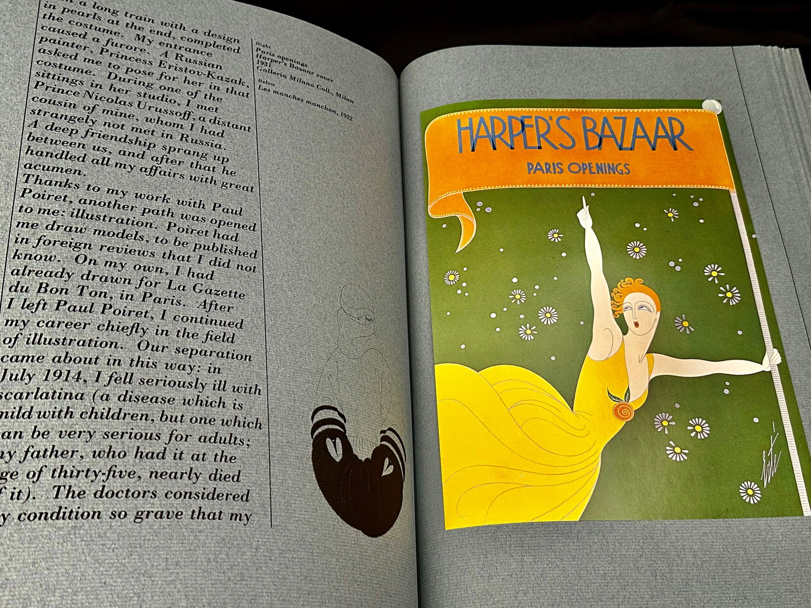 Erte Limited Edition Coffee Table Art Book With 80 Tipped in Color Print Plates - 11