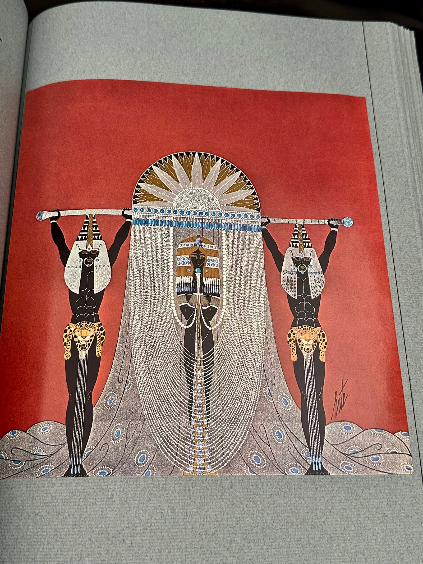 Erte Limited Edition Coffee Table Art Book With 80 Tipped in Color Print Plates - 15