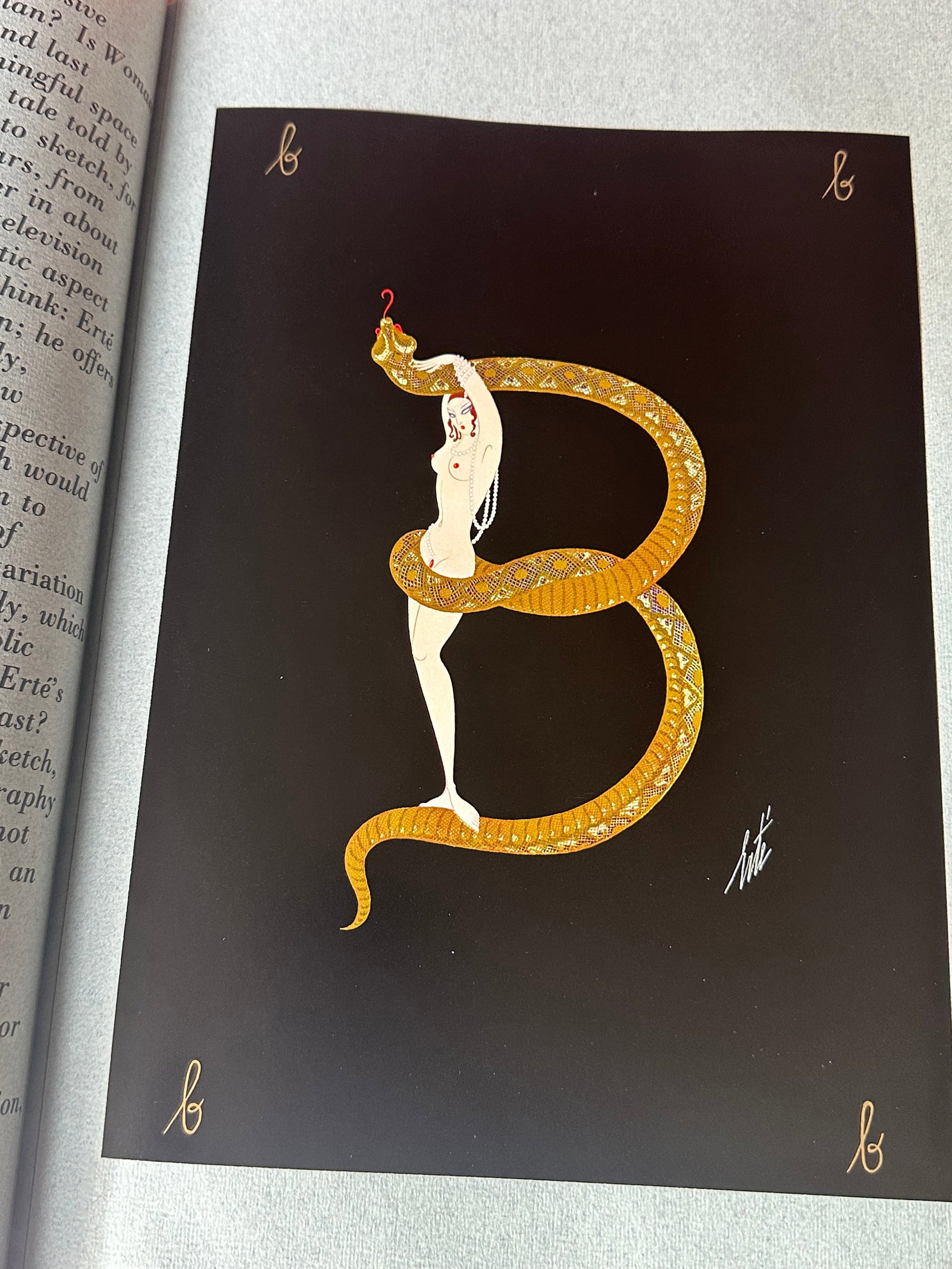 Erte Limited Edition Coffee Table Art Book With 80 Tipped in Color Print Plates - 16