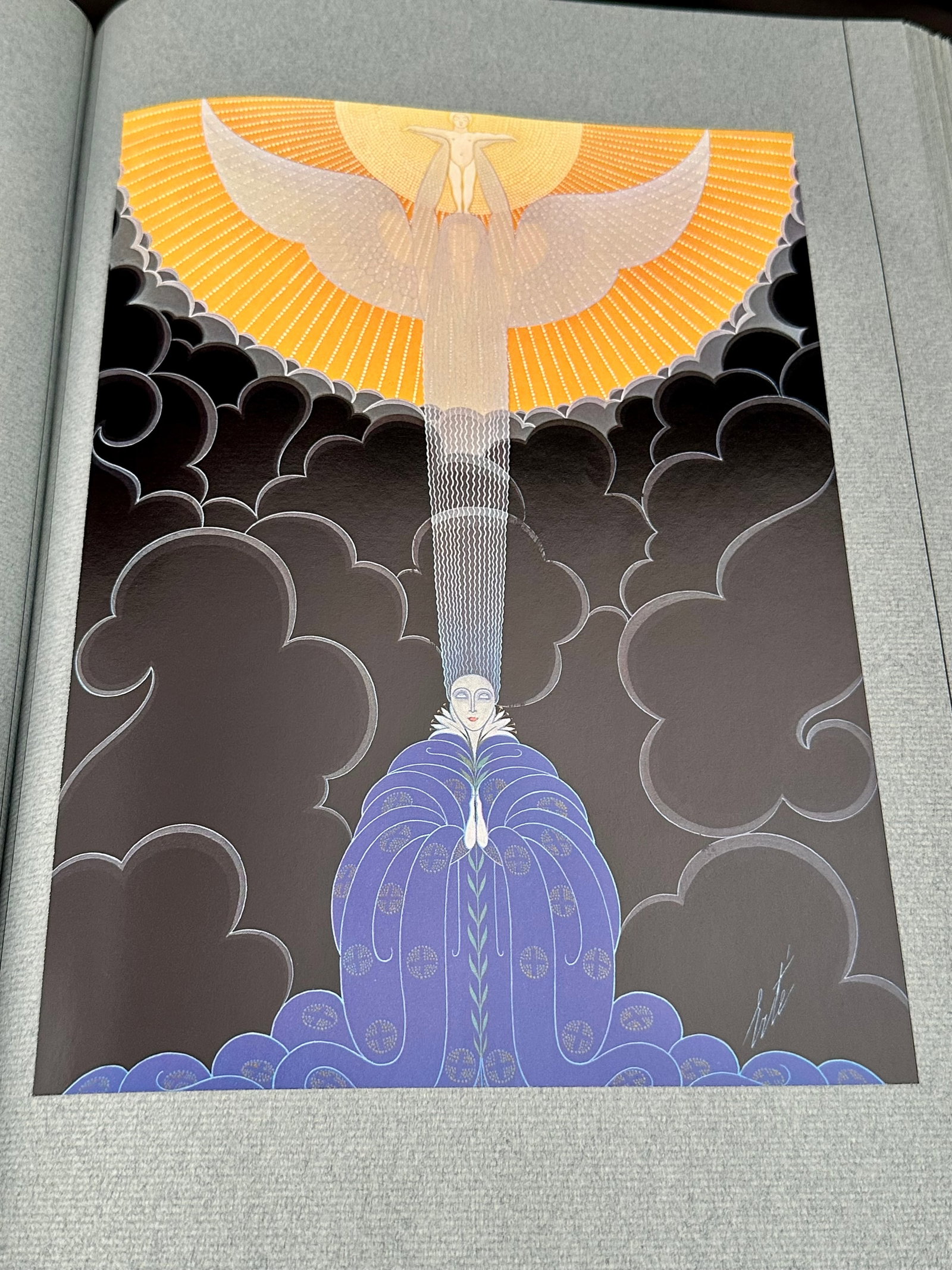 Erte Limited Edition Coffee Table Art Book With 80 Tipped in Color Print Plates - 6