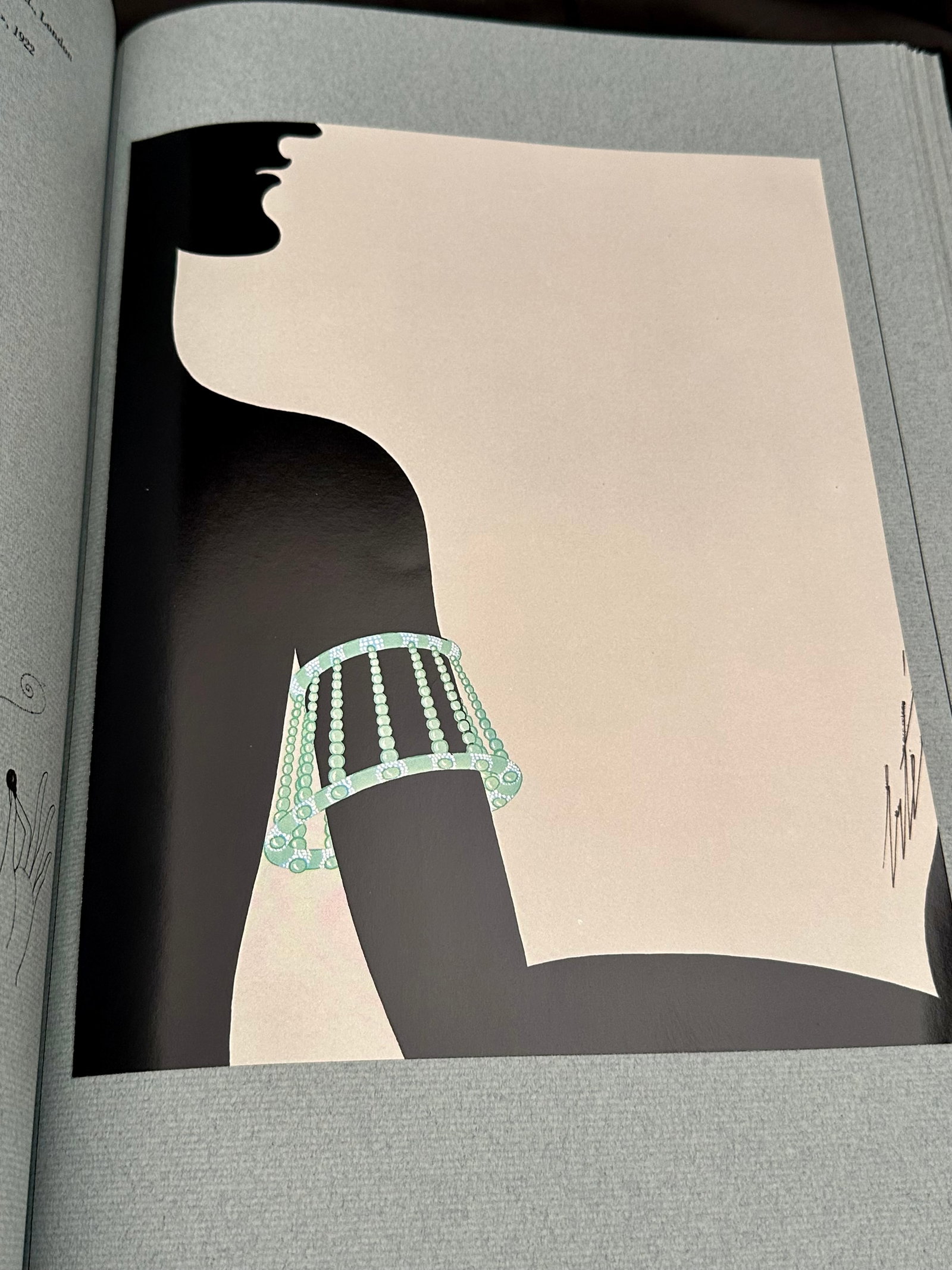 Erte Limited Edition Coffee Table Art Book With 80 Tipped in Color Print Plates - 7