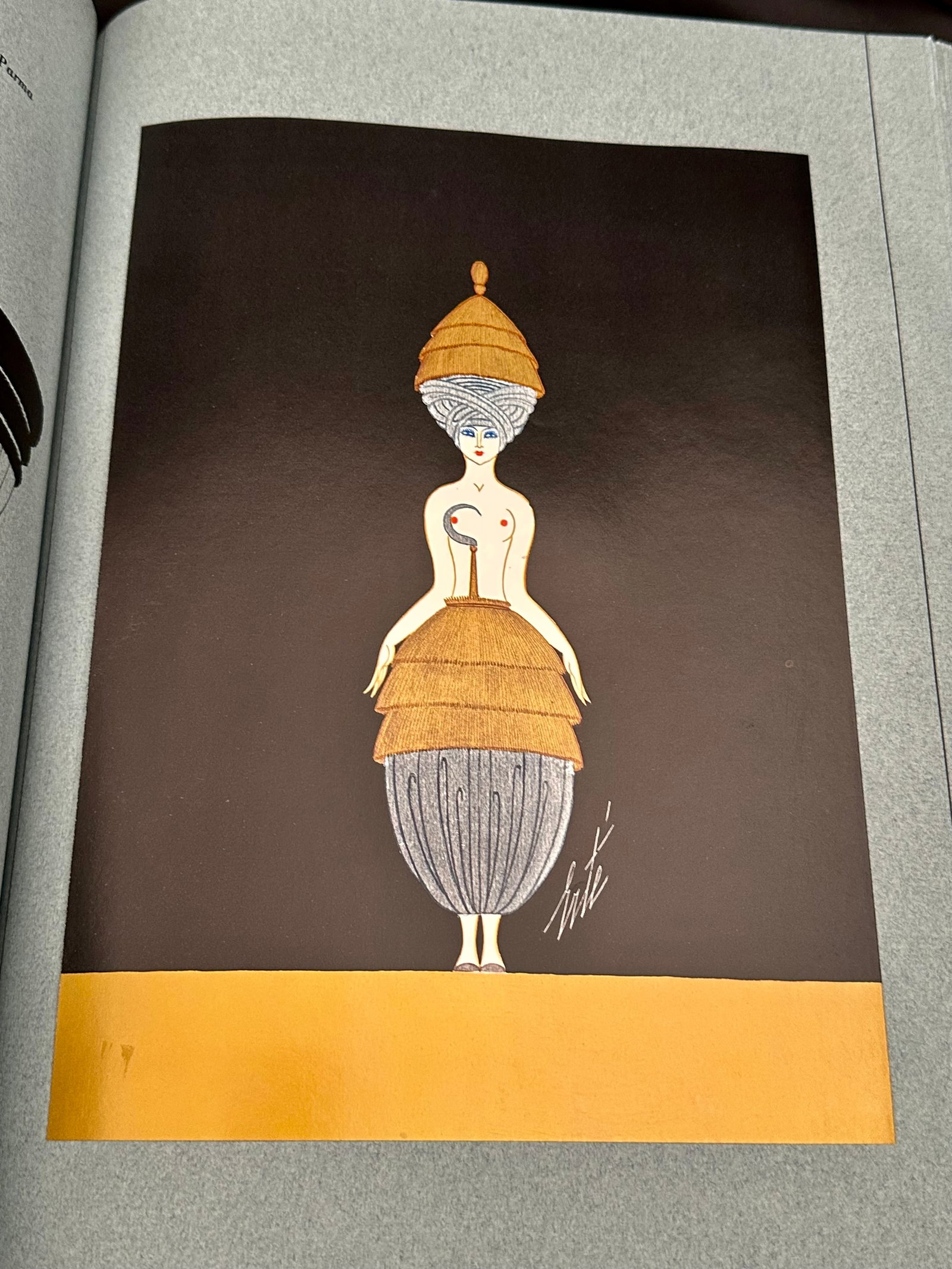 Erte Limited Edition Coffee Table Art Book With 80 Tipped in Color Print Plates - 8