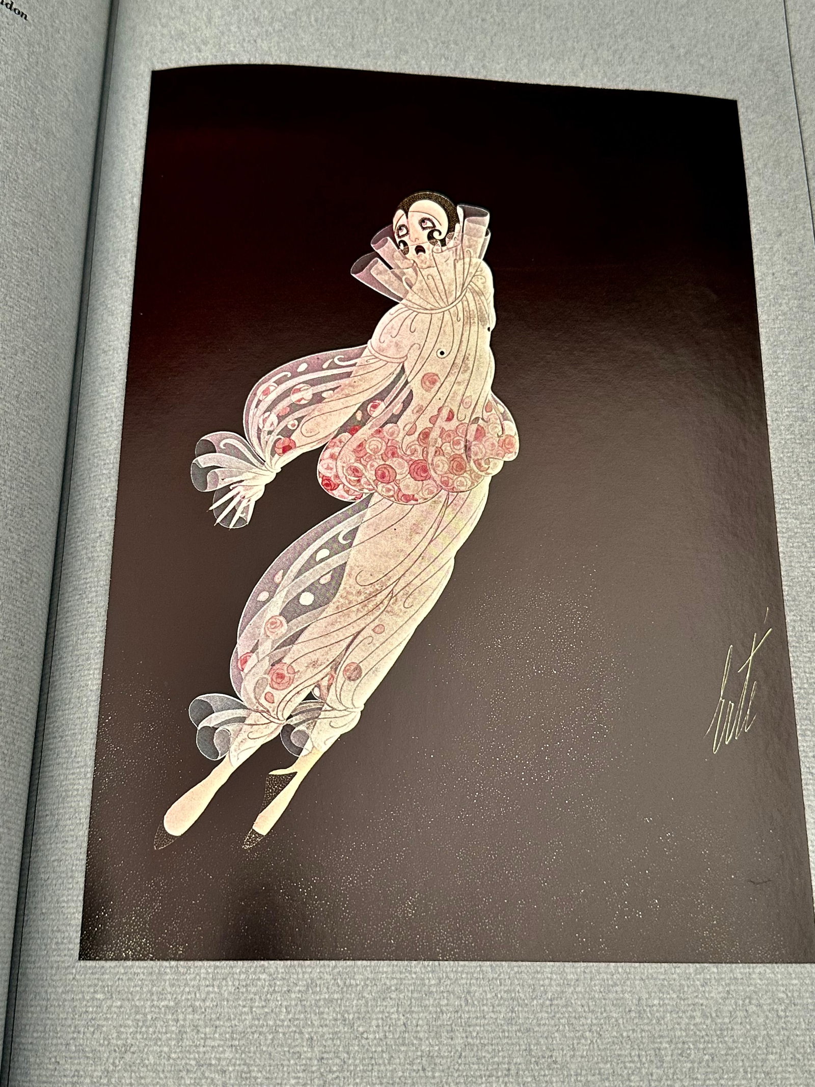 Erte Limited Edition Coffee Table Art Book With 80 Tipped in Color Print Plates - 9