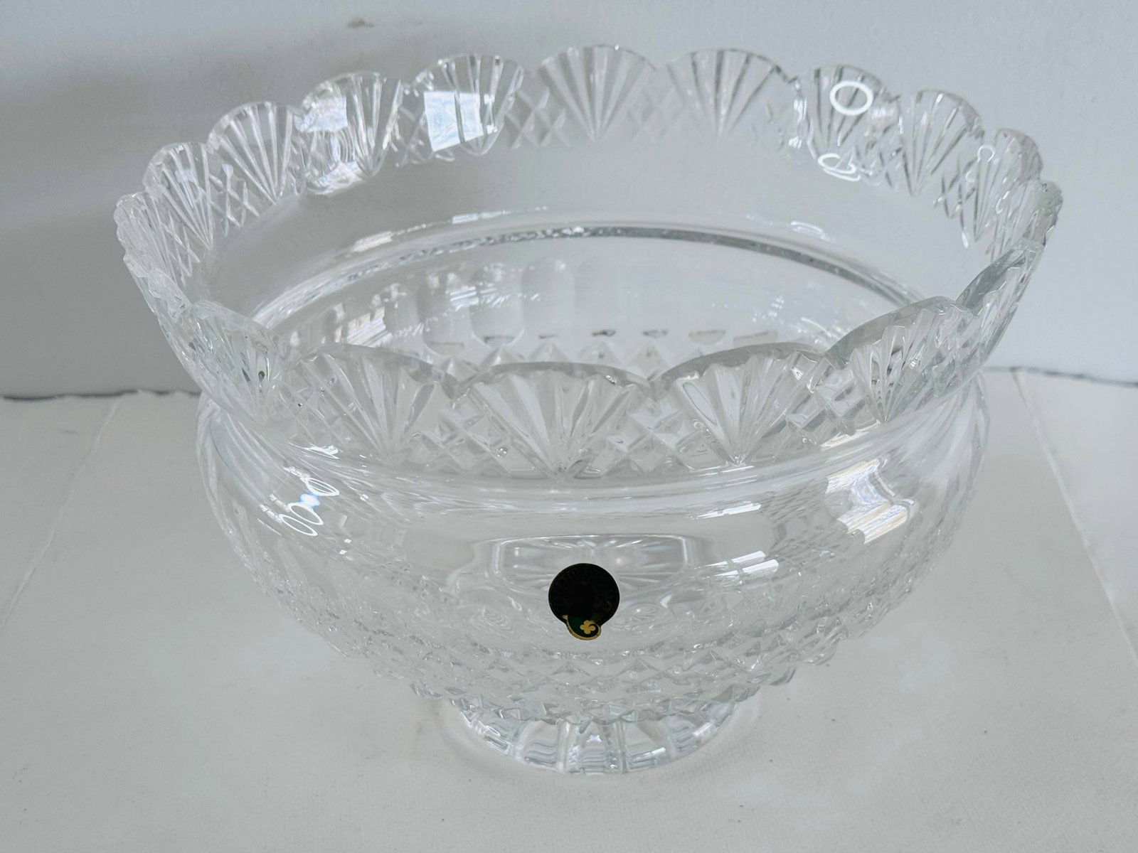 Waterford Crystal Jim O'Leary 1997 15th Anniversary Centerpiece Bowl - 2
