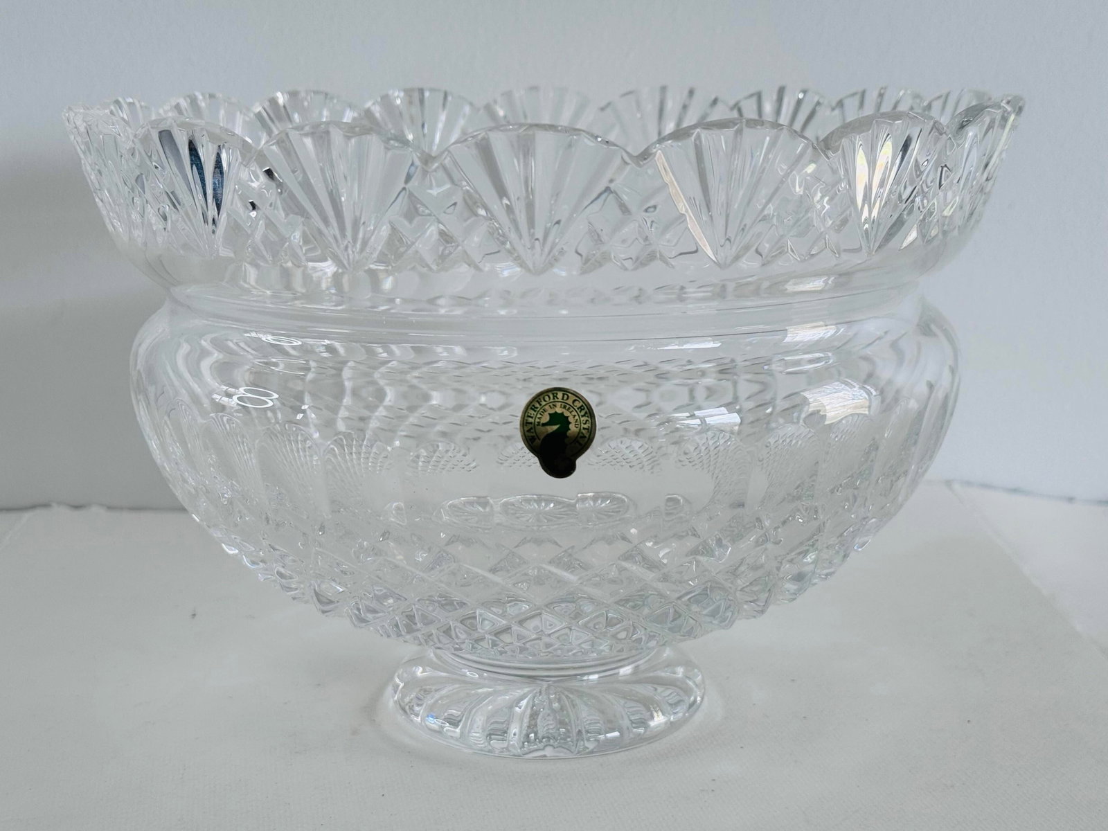 Waterford Crystal Jim O'Leary 1997 15th Anniversary Centerpiece Bowl - 3