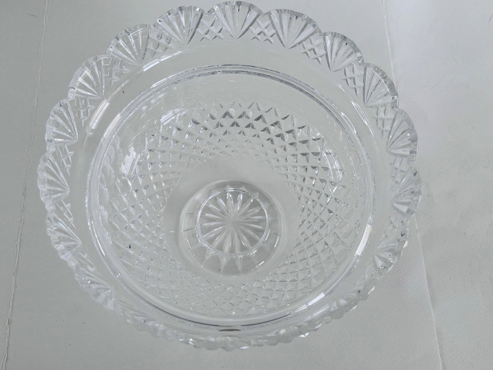 Waterford Crystal Jim O'Leary 1997 15th Anniversary Centerpiece Bowl - 5