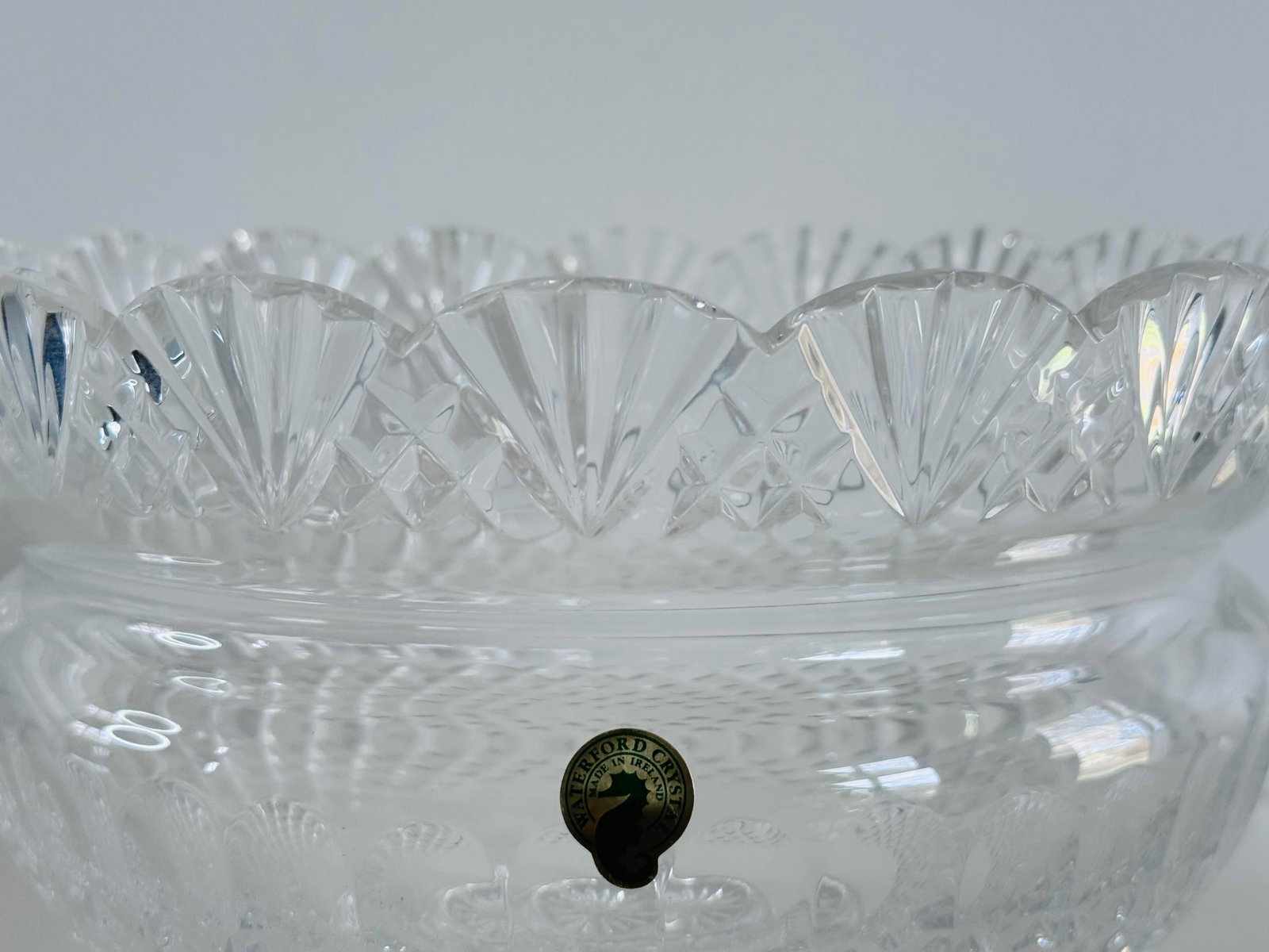 Waterford Crystal Jim O'Leary 1997 15th Anniversary Centerpiece Bowl - 8