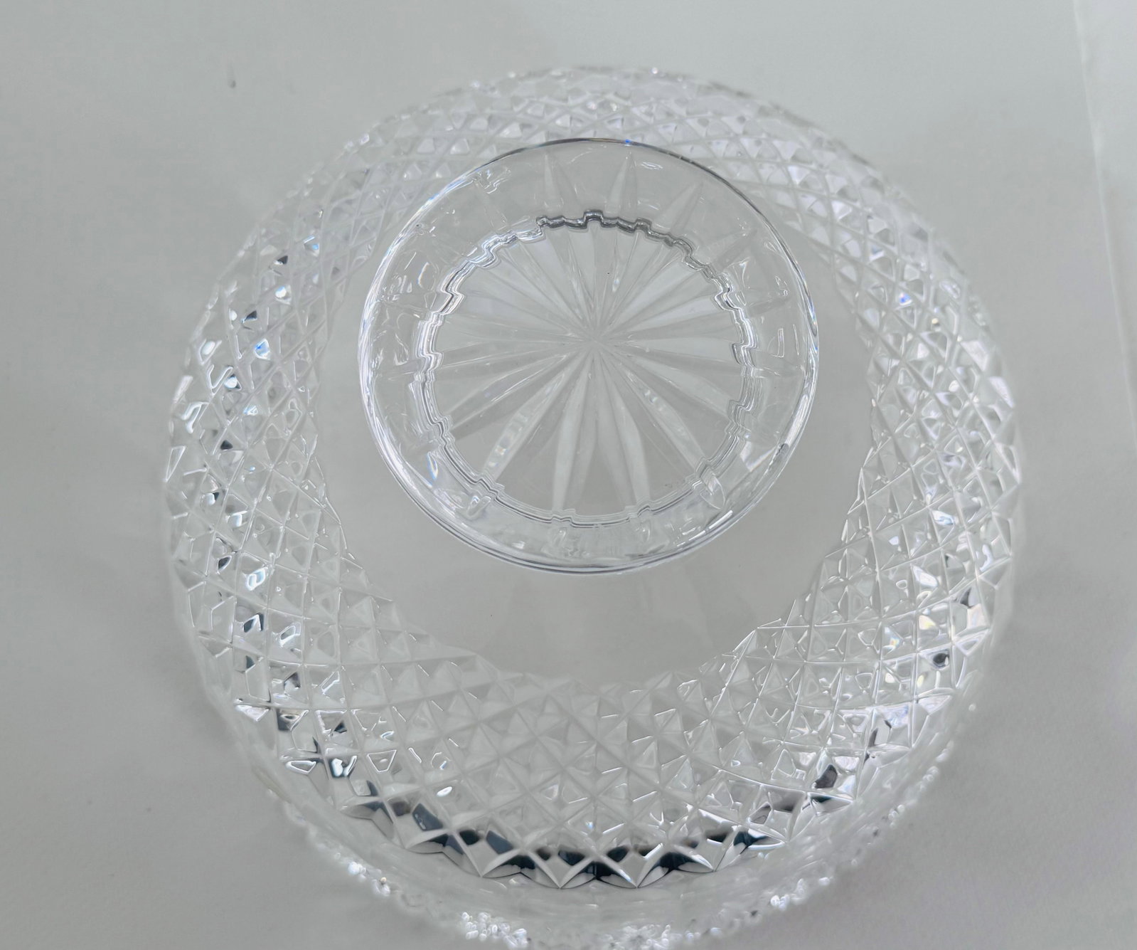 Waterford Crystal Jim O'Leary 1997 15th Anniversary Centerpiece Bowl - 9