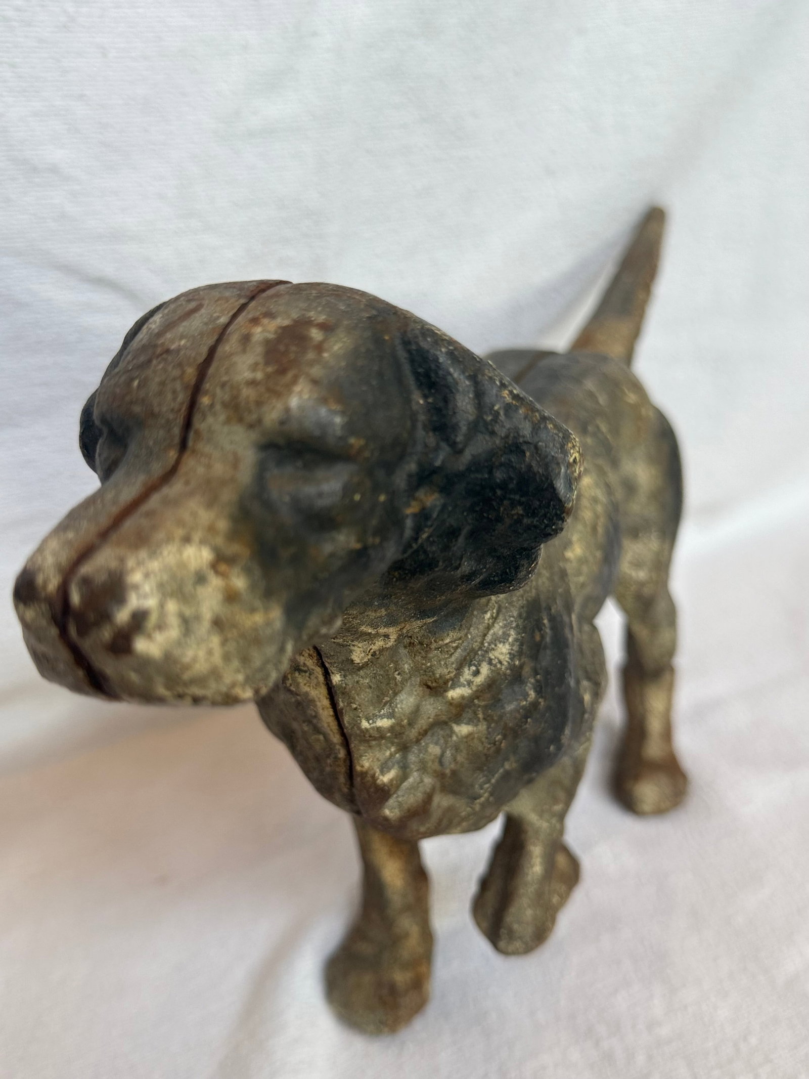 Beautiful Vintage Cast Iron English Setter Large - 11