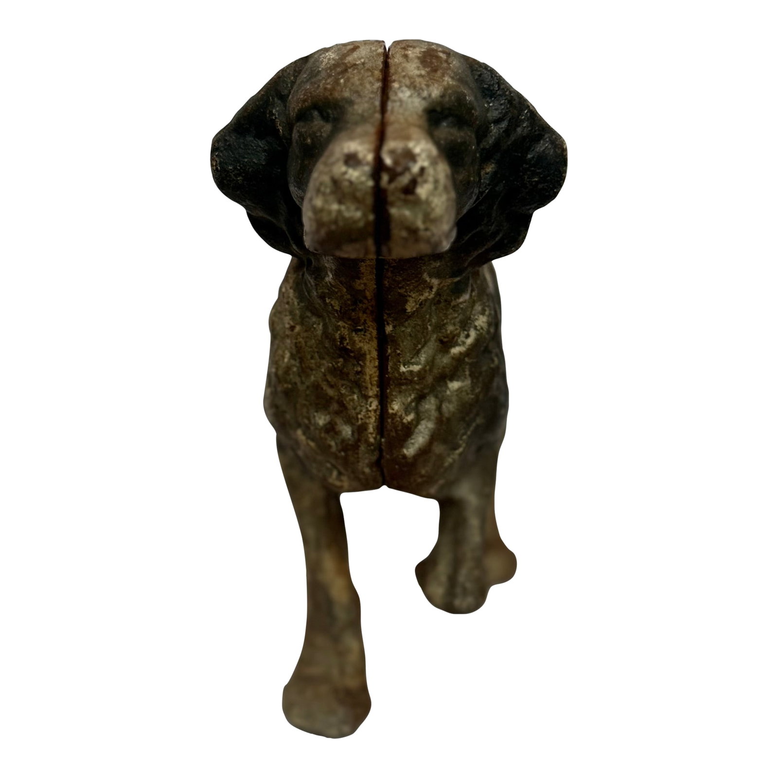 Beautiful Vintage Cast Iron English Setter Large: Beautiful English Setter in hunting position. Very heavy door stop Condition: Alterations: Original Condition Unaltered Imperfections: Some Imperfections Condition Notes: Excellent condition Origin: