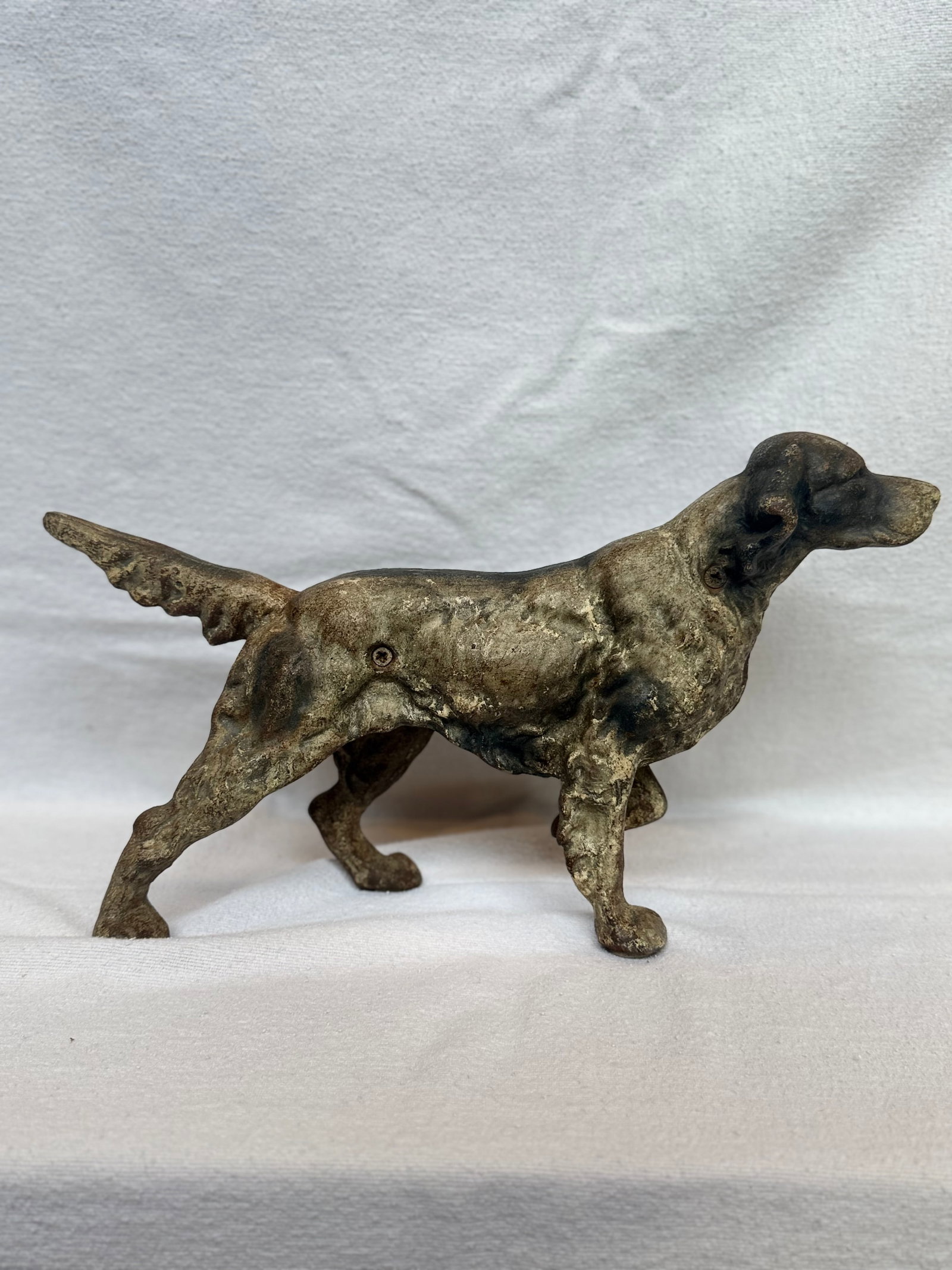 Beautiful Vintage Cast Iron English Setter Large - 6