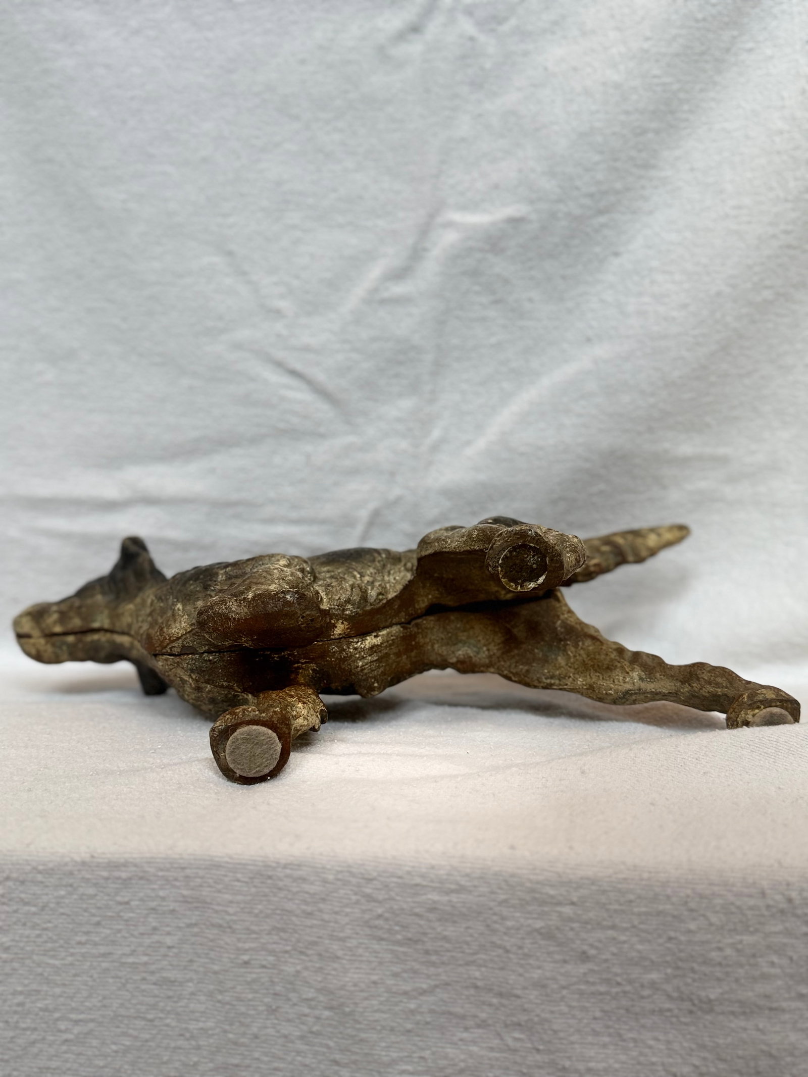 Beautiful Vintage Cast Iron English Setter Large - 8