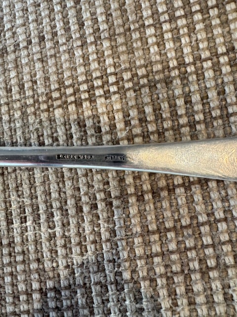 S. Kirk & Sons Antique Sterling Silver Ladle 11" - 3