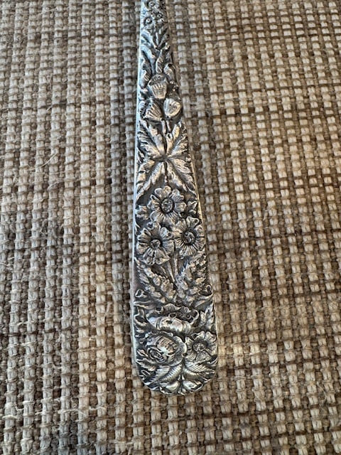 S. Kirk & Sons Antique Sterling Silver Ladle 11" - 4