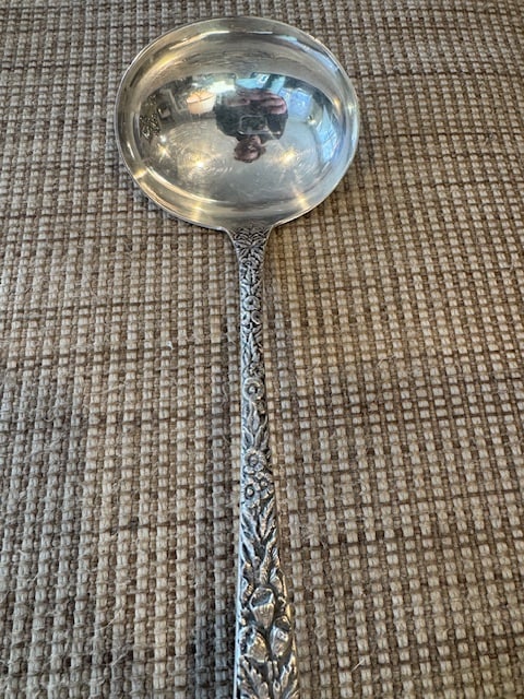 S. Kirk & Sons Antique Sterling Silver Ladle 11" - 5