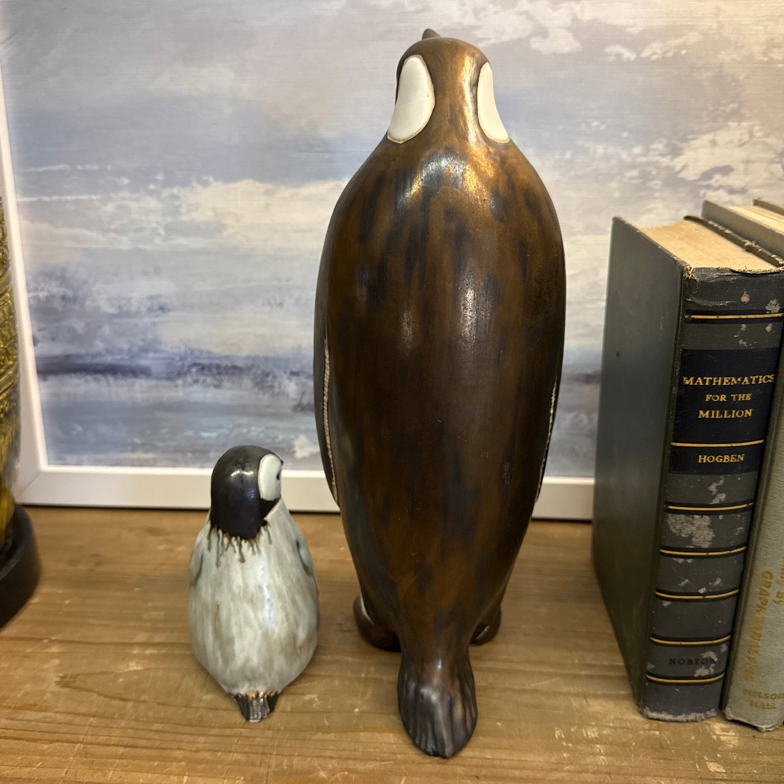 Mid Century 1950s Penguin Pair, by Anderson Design Studio of Maine Hand Made Ceramic Sculpture - 4