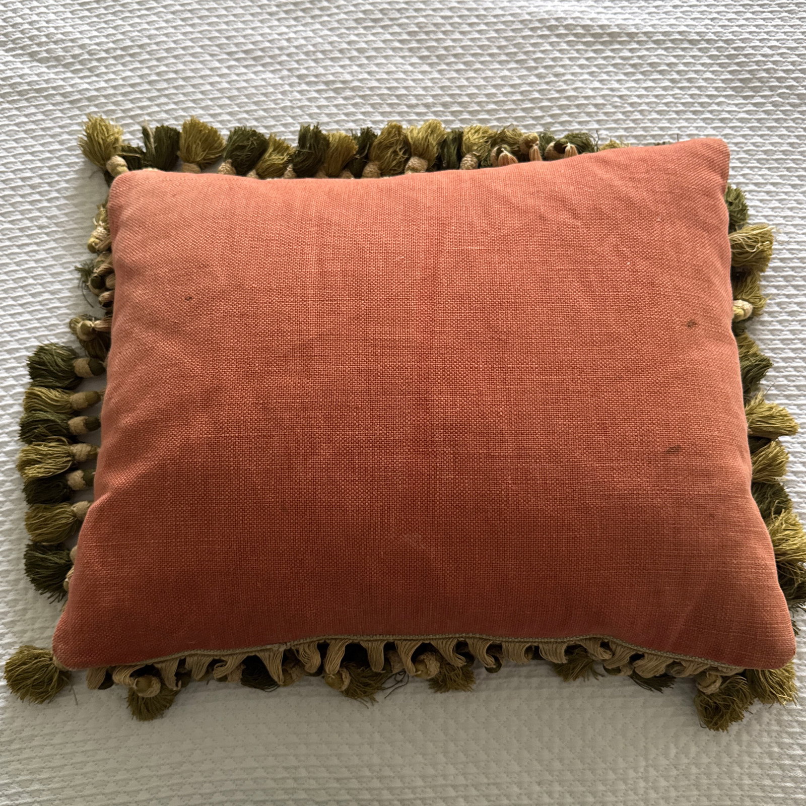 19th Century Aubusson Pillow With Passementerie Trim - 11