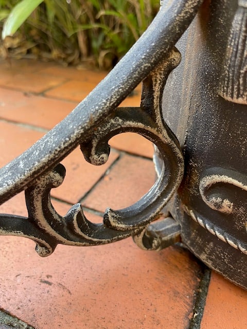 Heavy All Metal Tree Stand, Vintage - 4