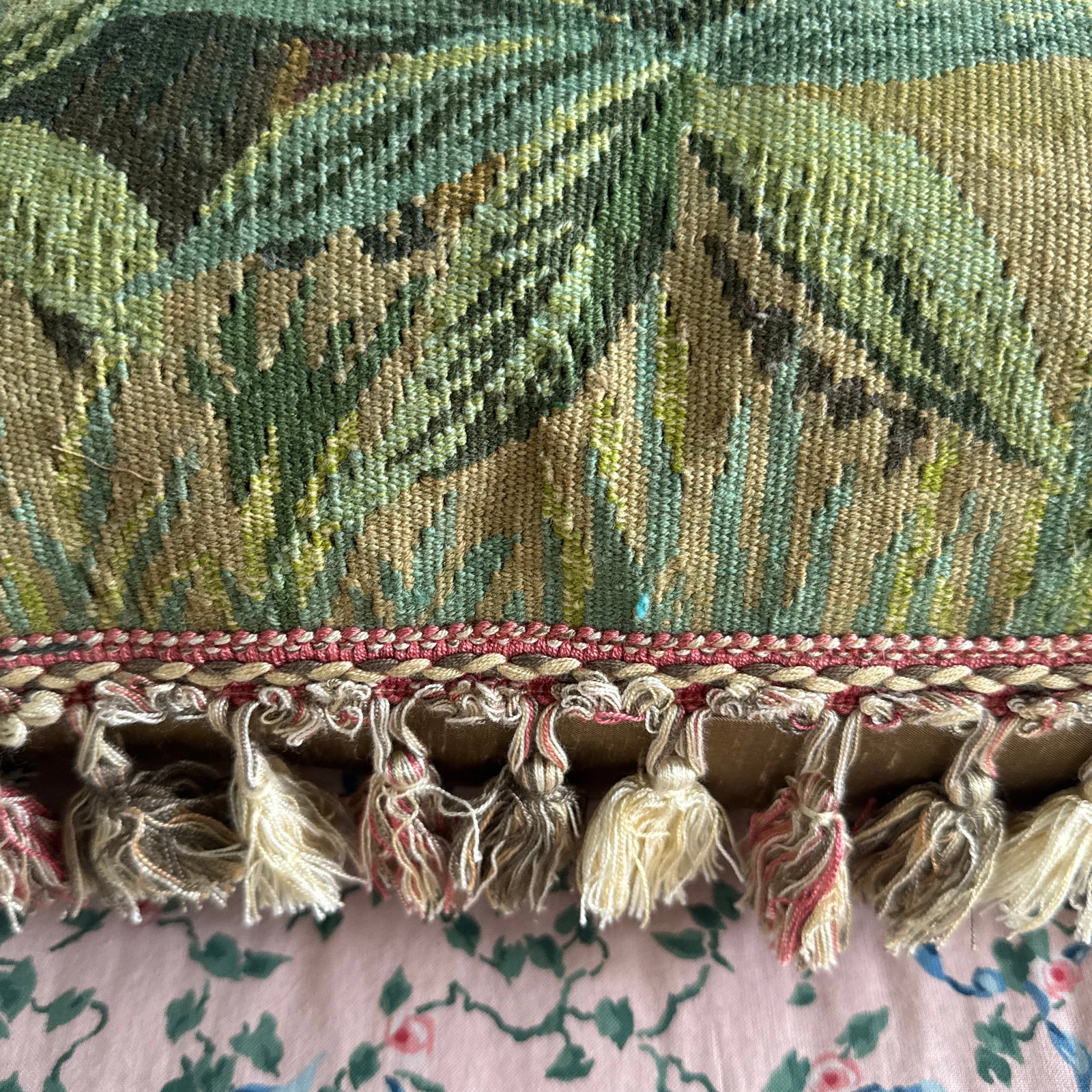 Aubusson Bird Pillow - 11
