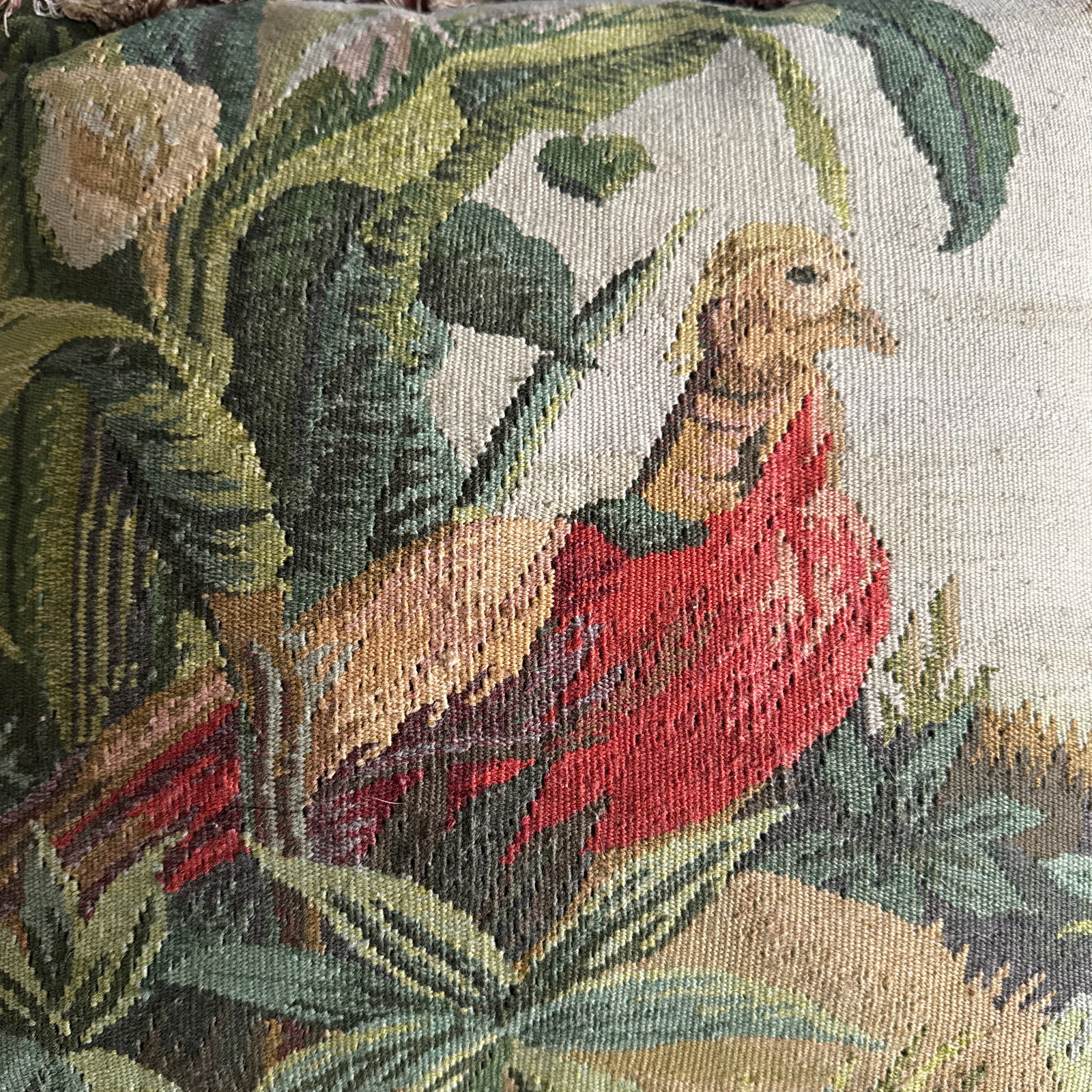 Aubusson Bird Pillow - 2