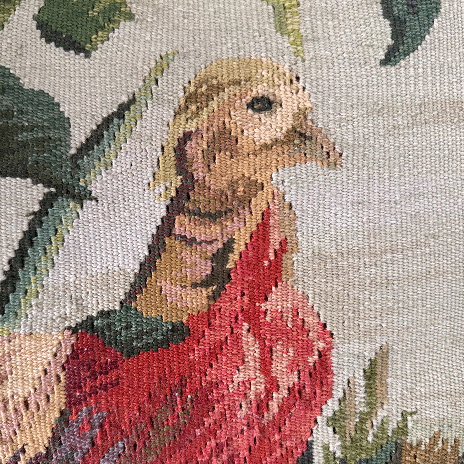 Aubusson Bird Pillow - 3